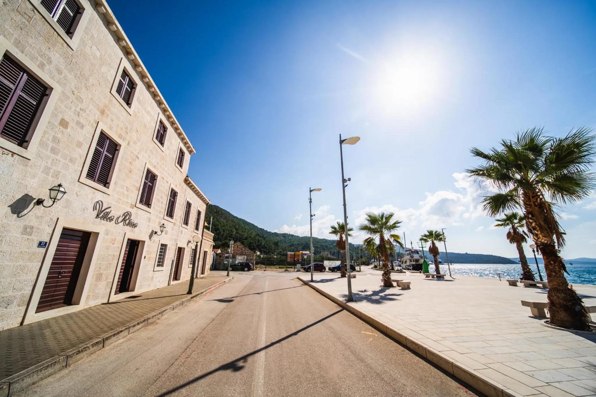 Sea view in Apartments Vila Riva