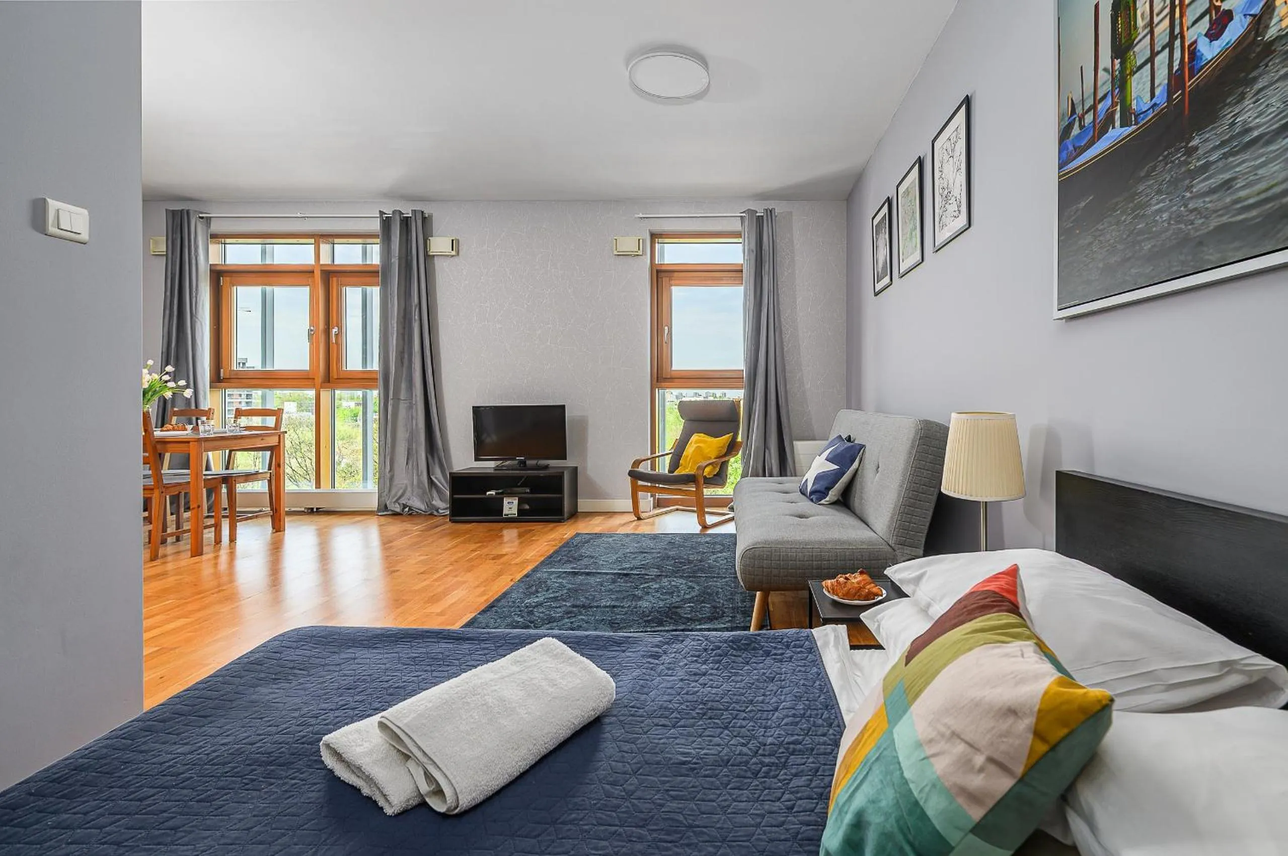 Bed in Slominskiego 7 P&O Apartments