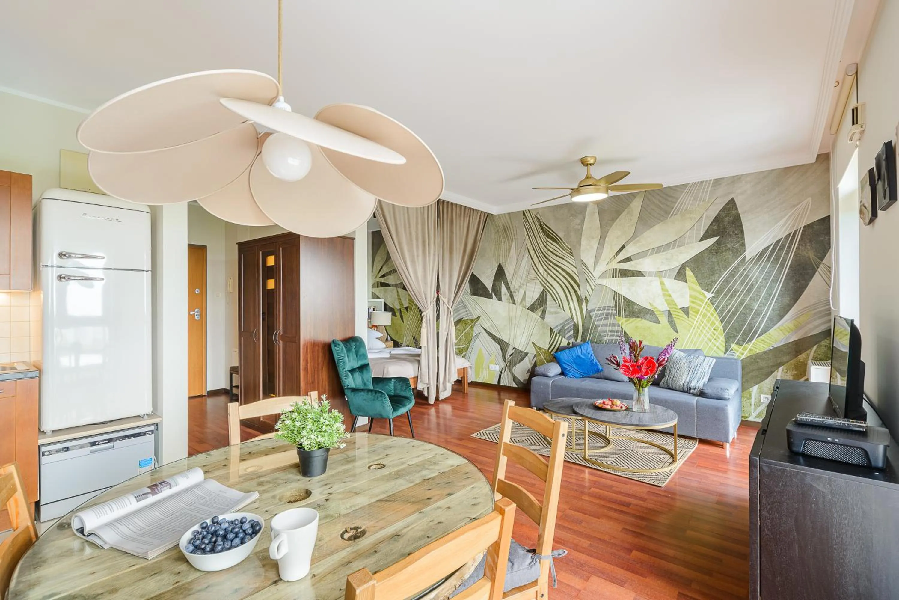 Living room in Slominskiego 7 P&O Apartments