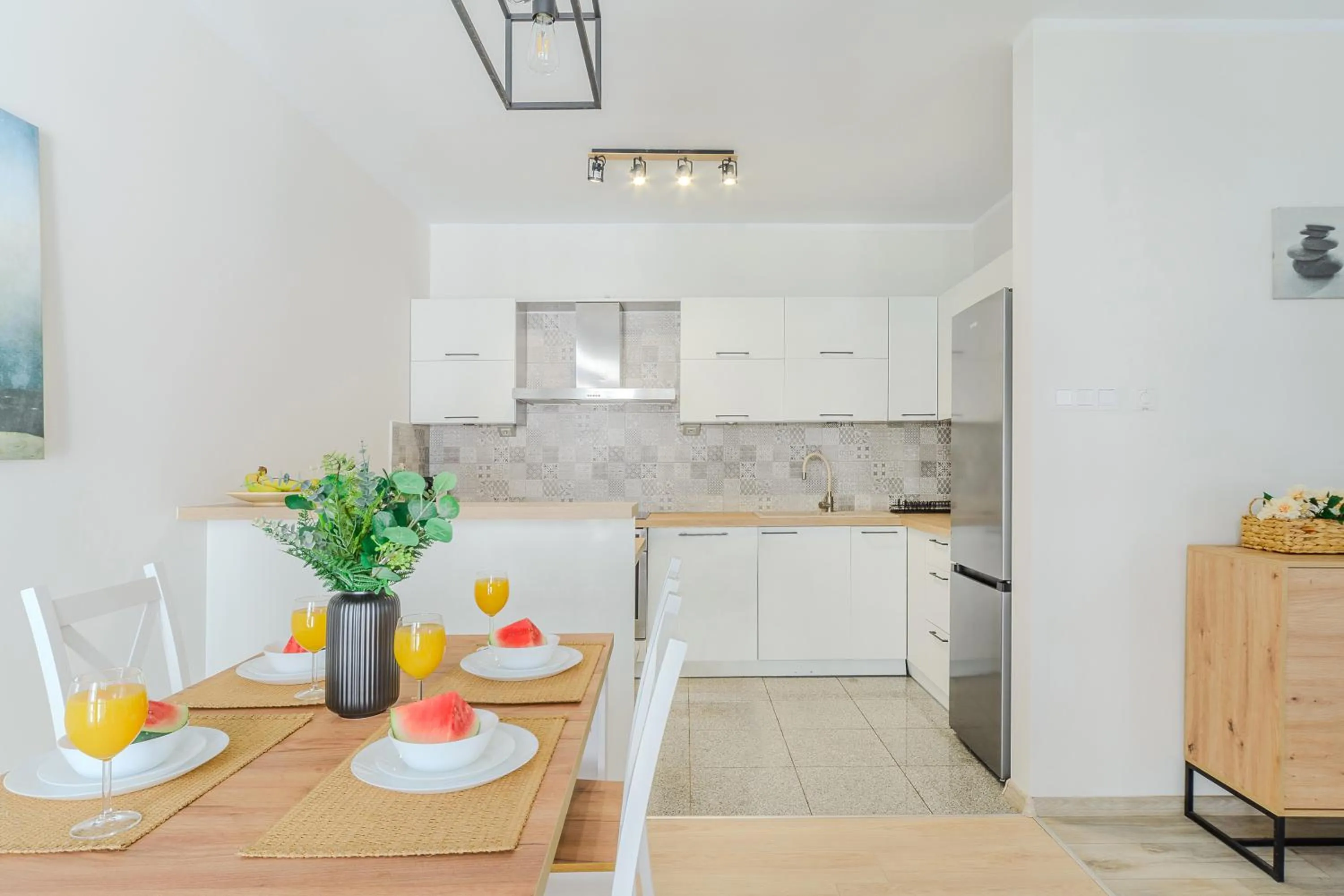 Kitchen or kitchenette in Slominskiego 7 P&O Apartments