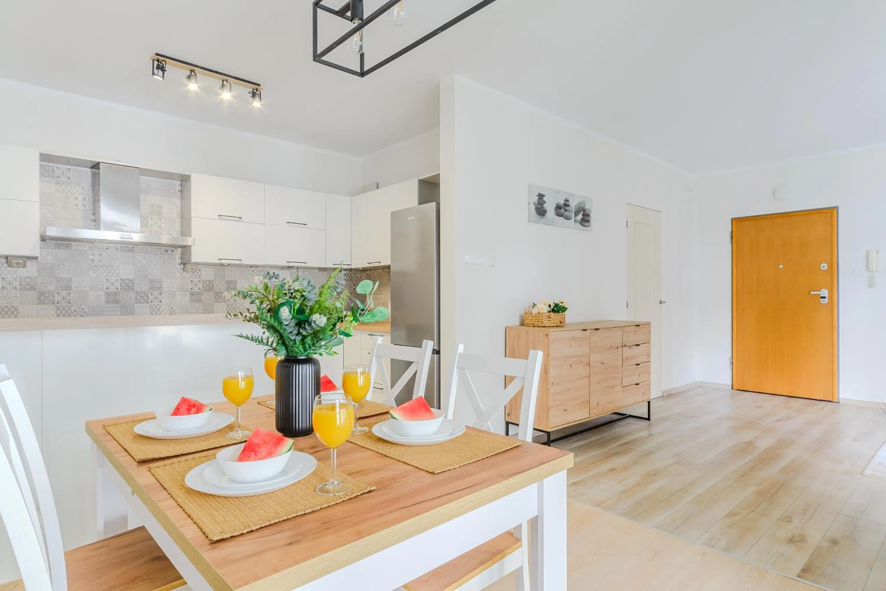 Kitchen or kitchenette in Slominskiego 7 P&O Apartments