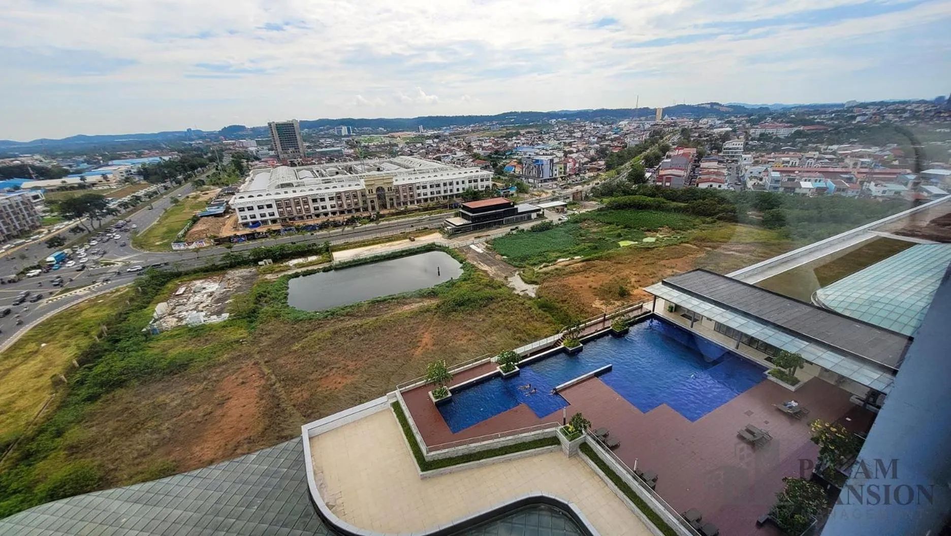 Natural landscape in Palam Mansion at Meisterstadt Pollux Habibie Apartment