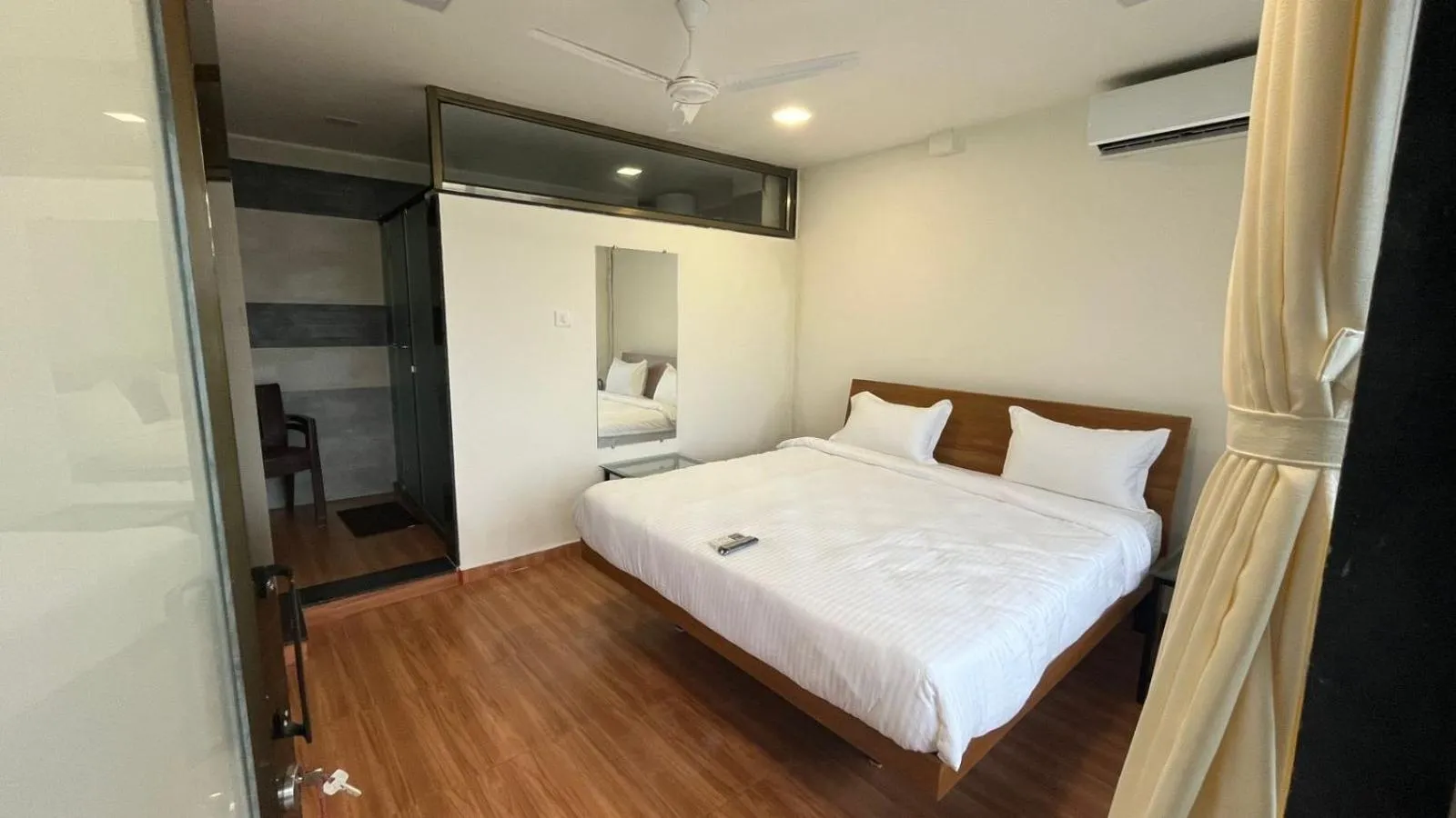 Bed in Shvas Island Resort