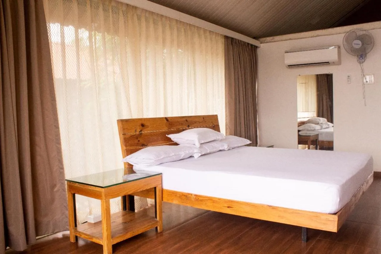 Bed in Shvas Island Resort