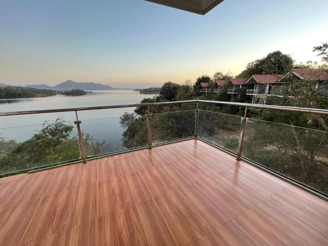 Balcony/Terrace in Shvas Island Resort