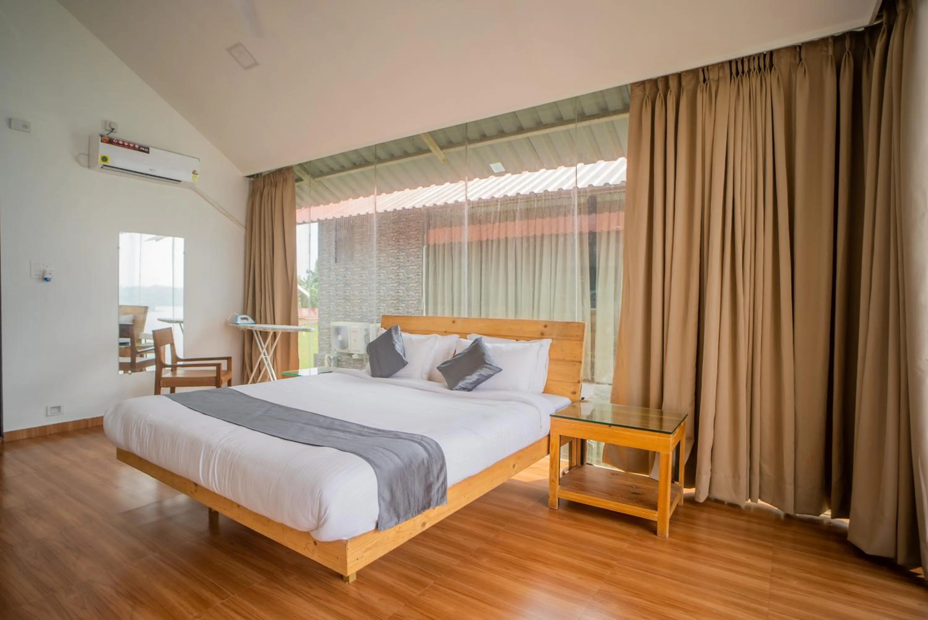 Bed in Shvas Island Resort