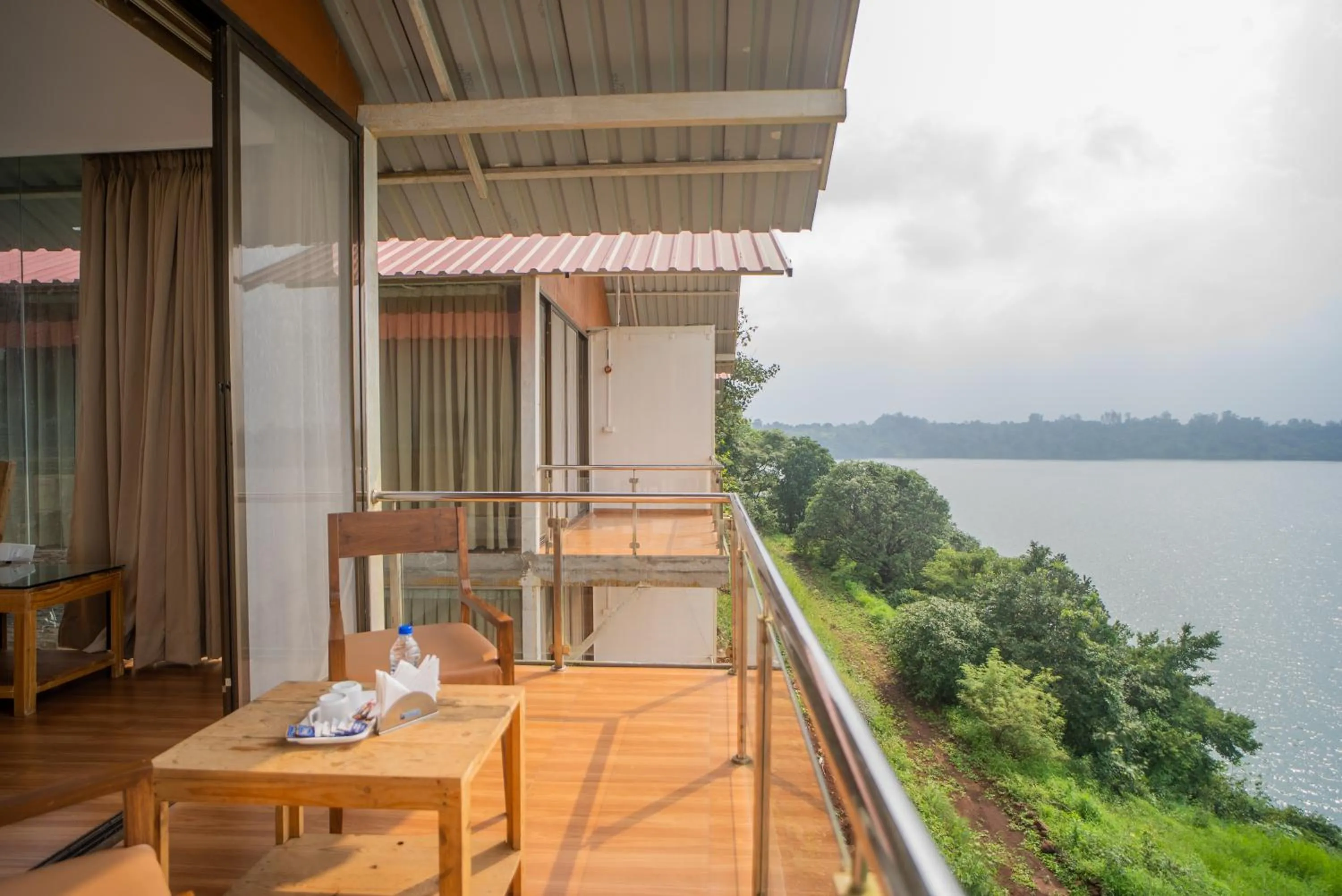 Balcony/Terrace in Shvas Island Resort