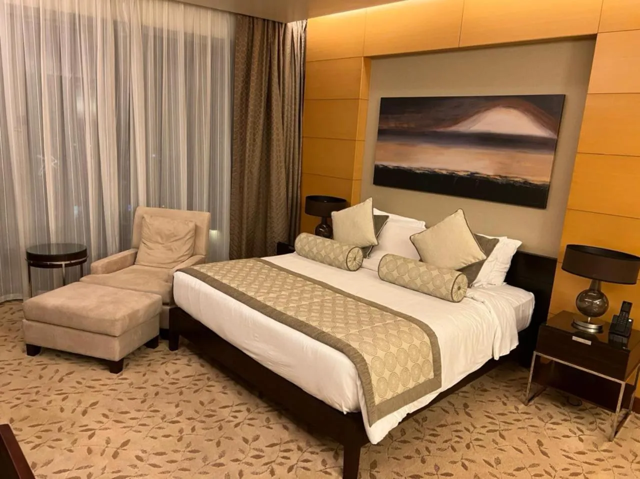Bed in Address Dubai Mall Fashion Avenue Studio 17 floor
