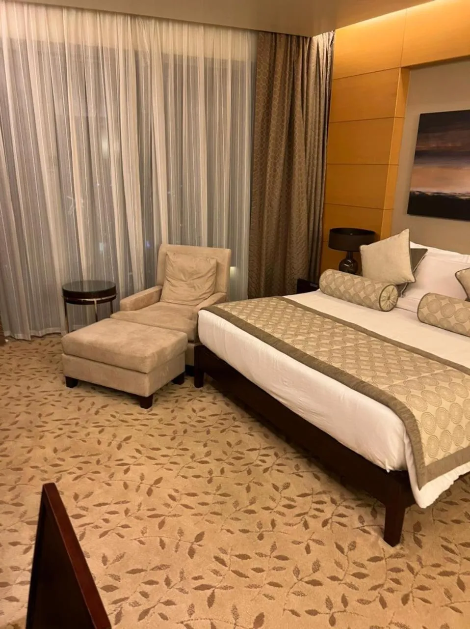 Bed in Address Dubai Mall Fashion Avenue Studio 17 floor