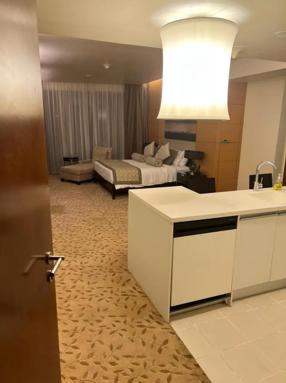 Bed in Address Dubai Mall Fashion Avenue Studio 17 floor