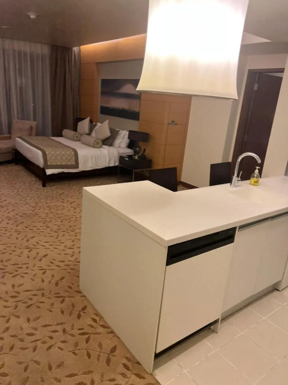 Bed in Address Dubai Mall Fashion Avenue Studio 17 floor