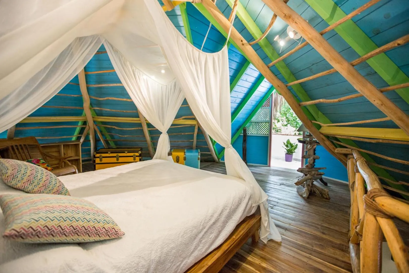 Bed in Hotel Casa Coson