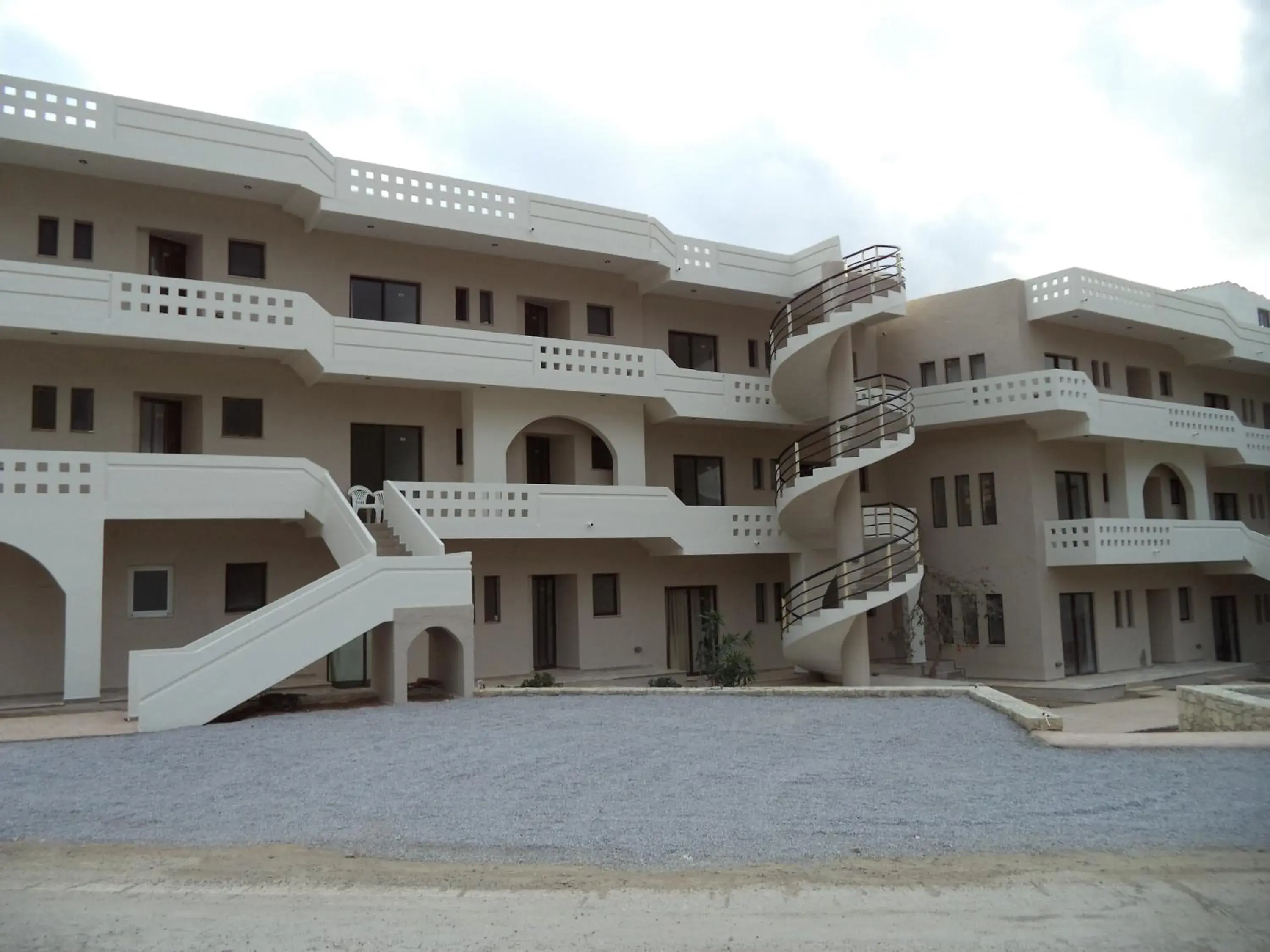 Facade/entrance in Falasarna Bay Facade/entrance in Falasarna Bay