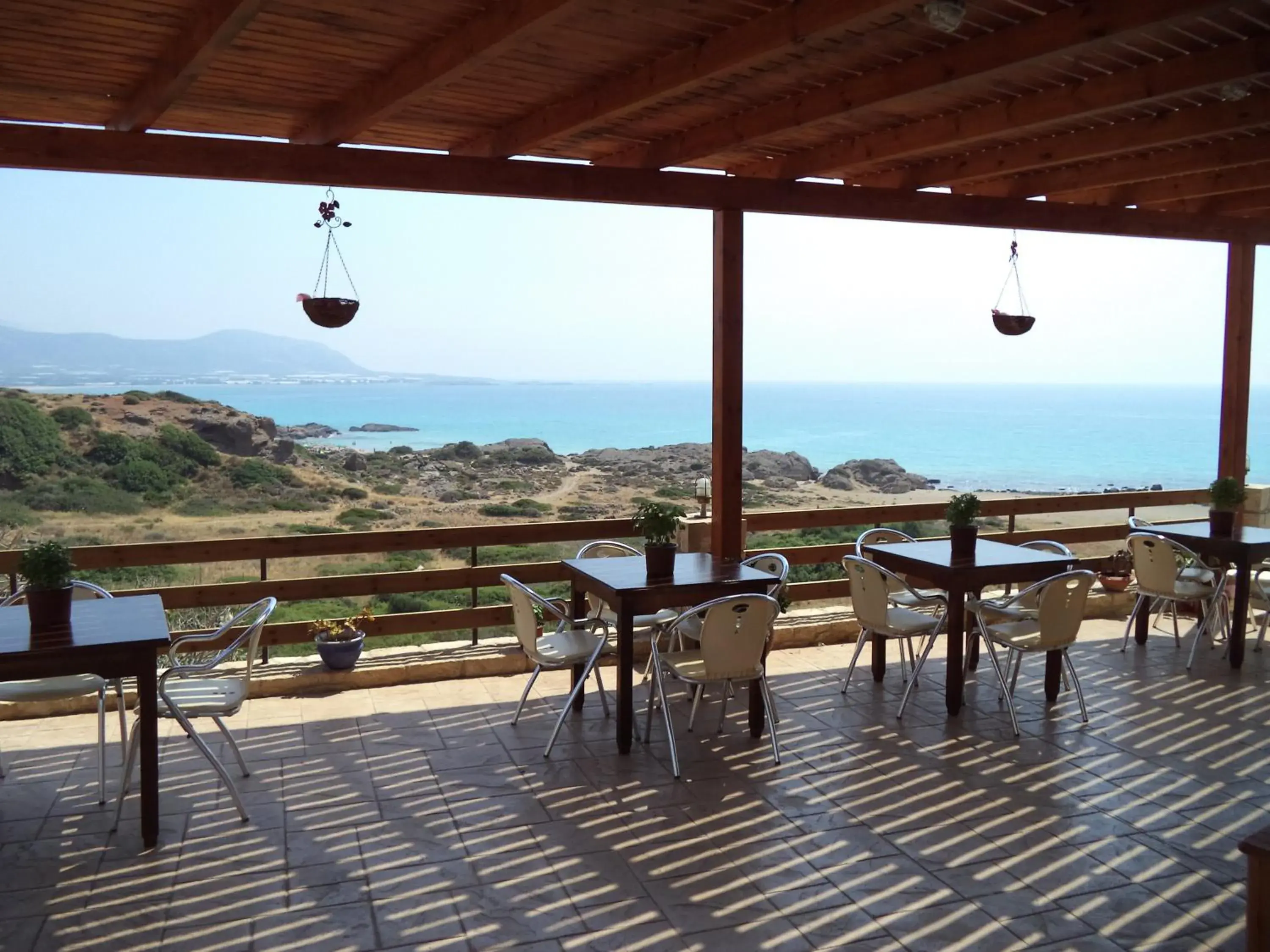 Lounge or bar in Falasarna Bay Lounge or bar in Falasarna Bay