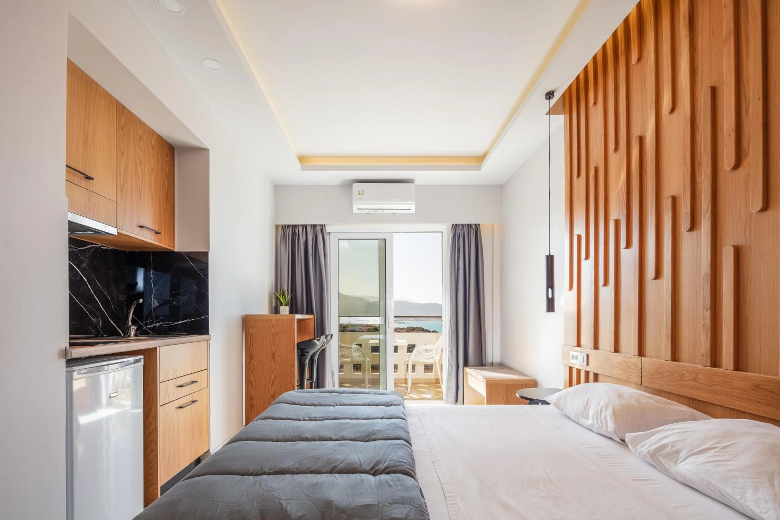 Bedroom, Bed in Falasarna Bay