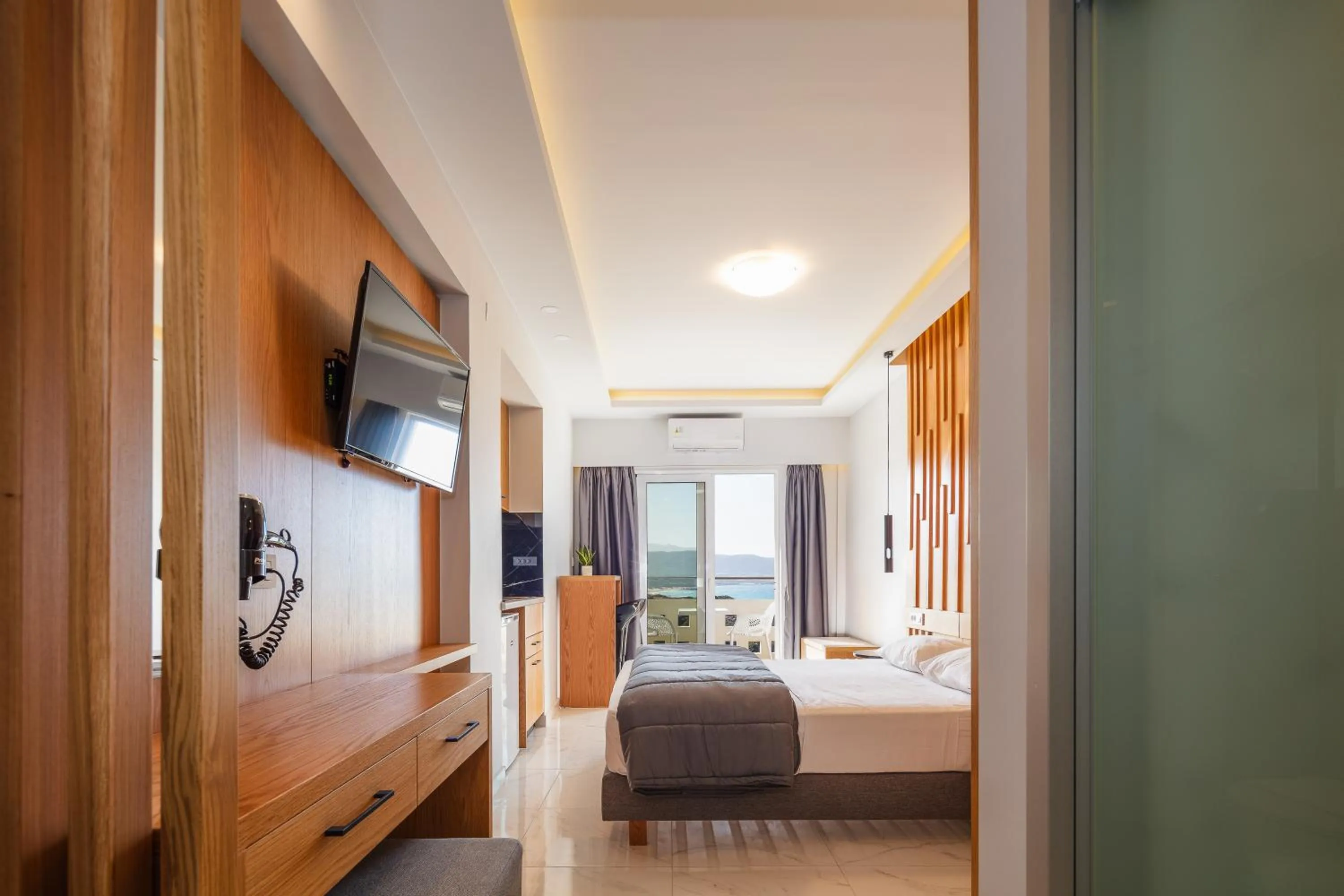 Bedroom, Bed in Falasarna Bay