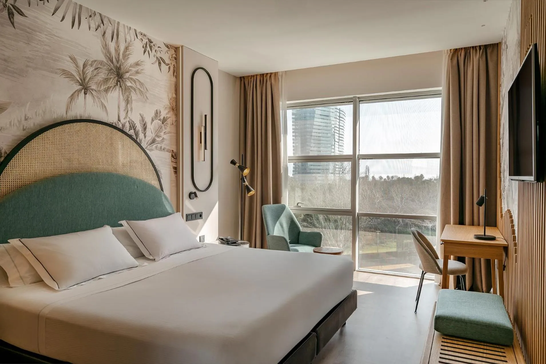 TV and multimedia, Bed in Vincci Maritimo