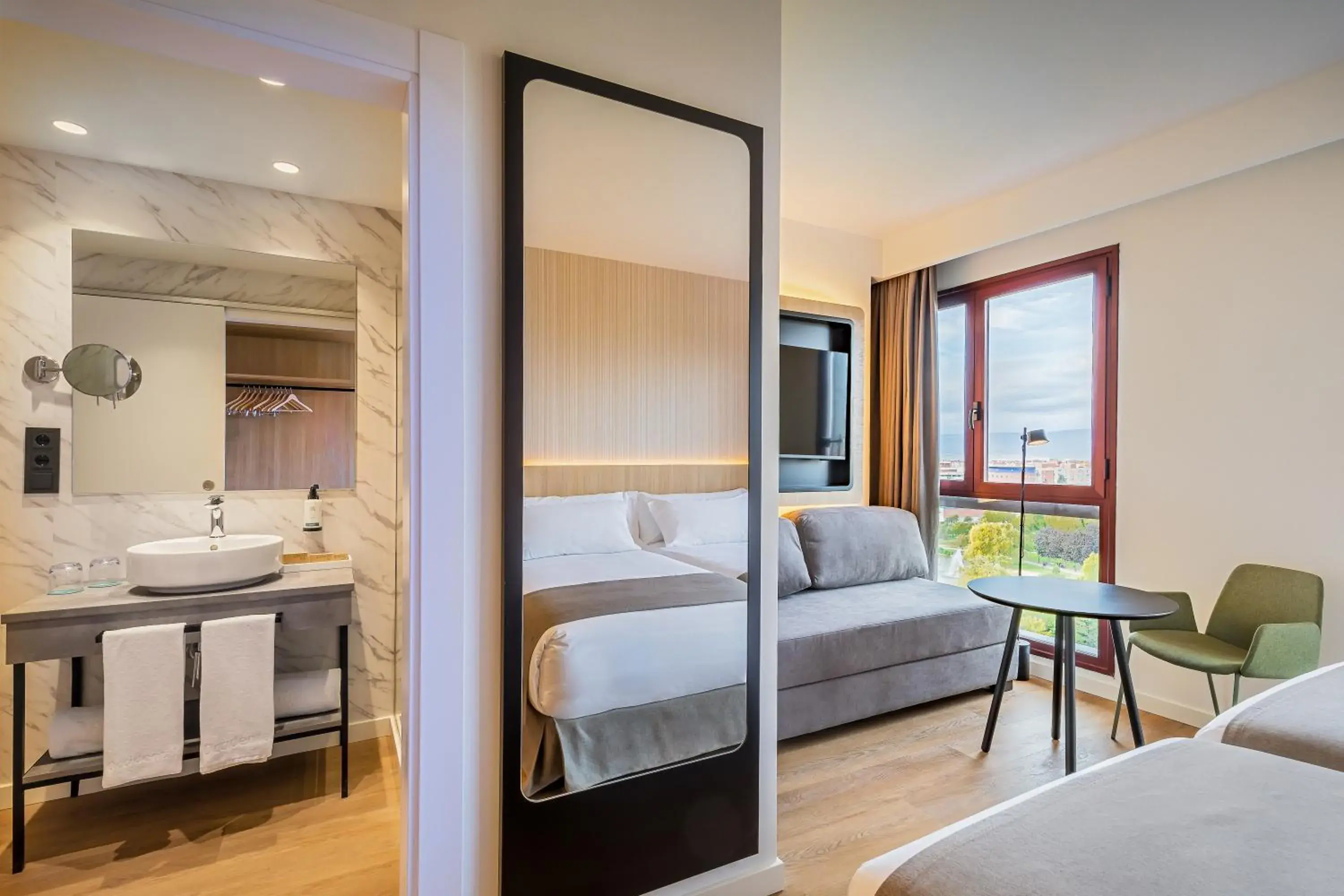 Photo of the whole room, Bed in Occidental Pamplona Photo of the whole room, Bed in Occidental Pamplona