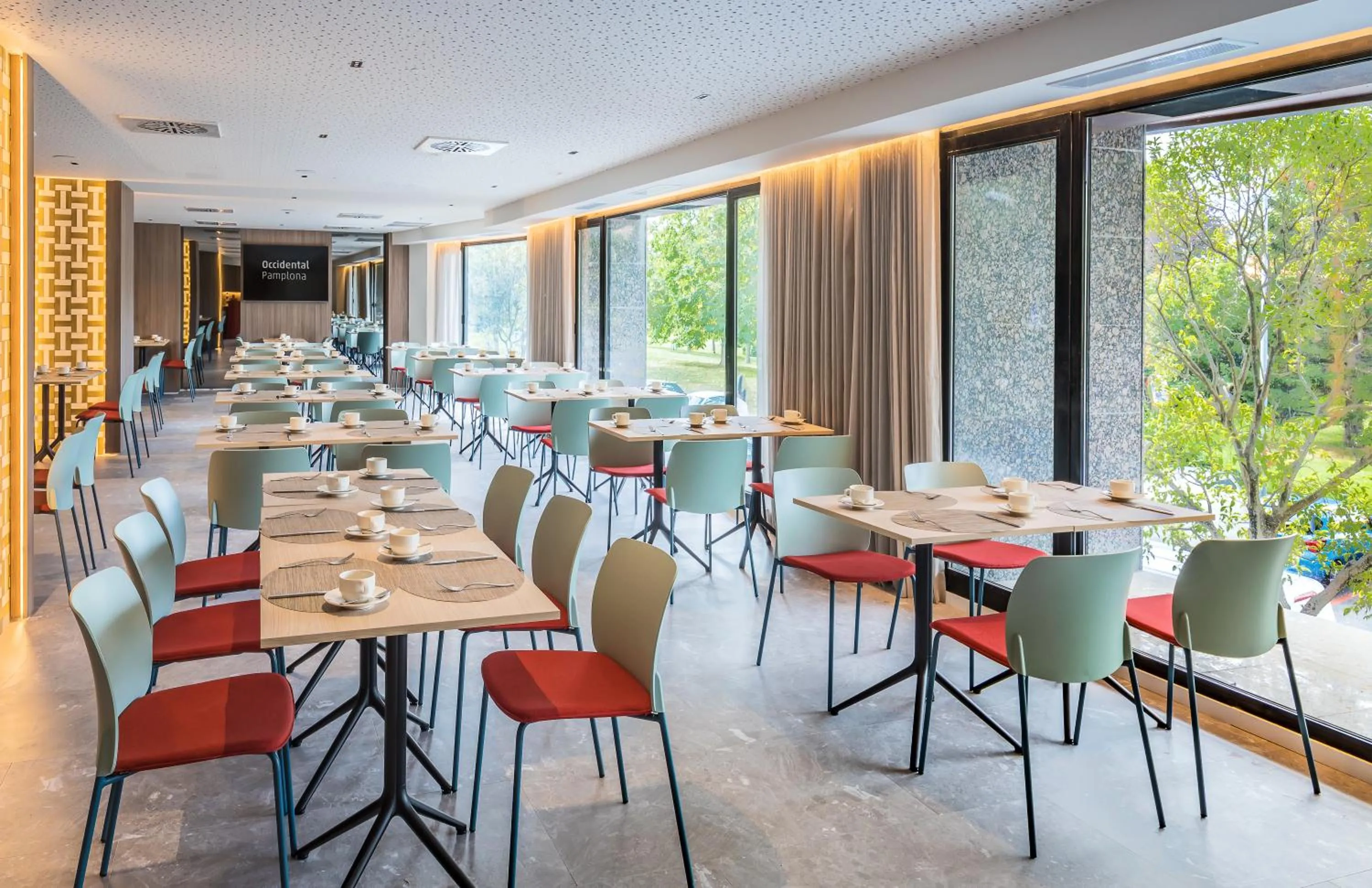 Buffet breakfast in Occidental Pamplona