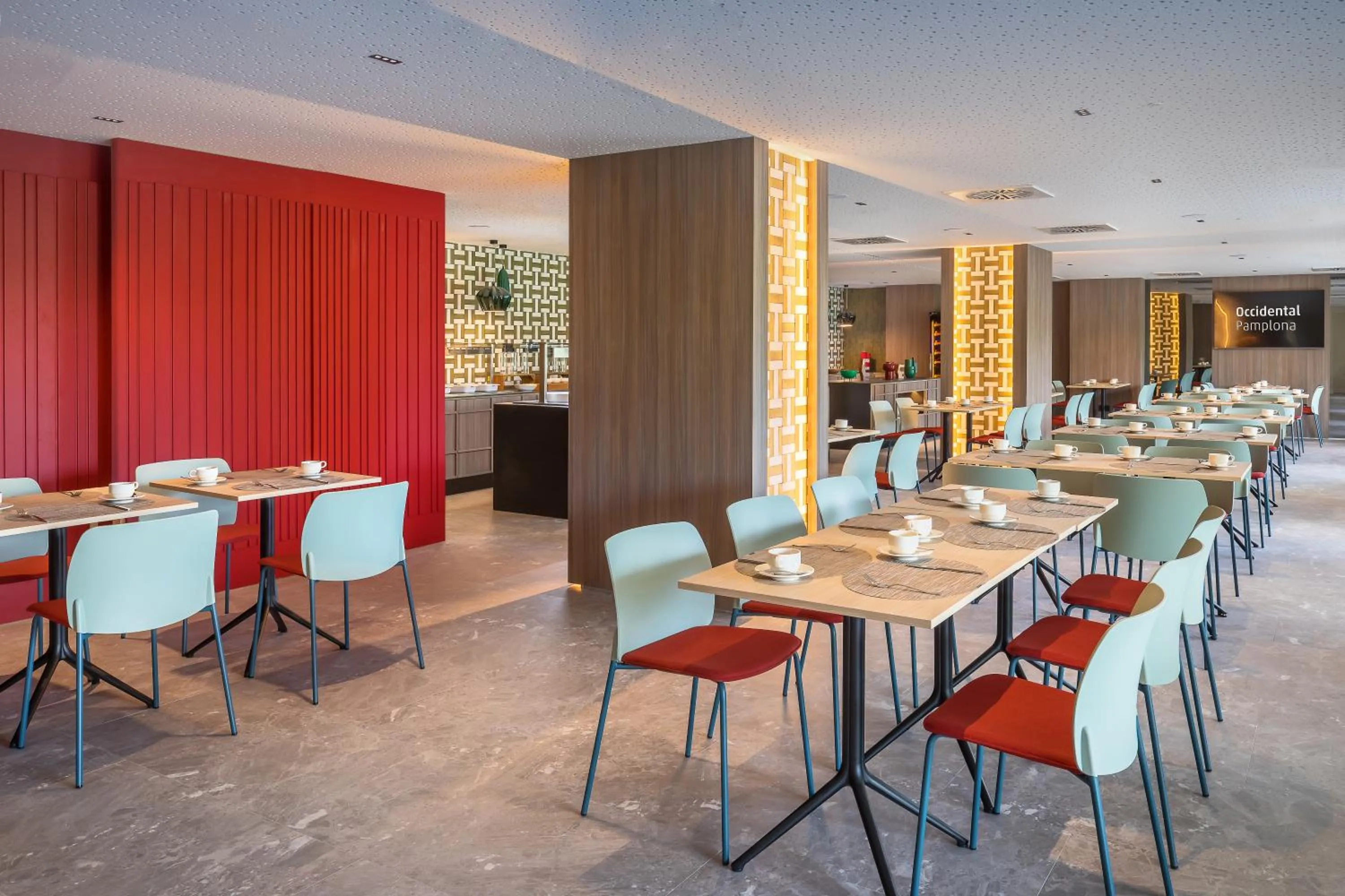 Buffet breakfast in Occidental Pamplona