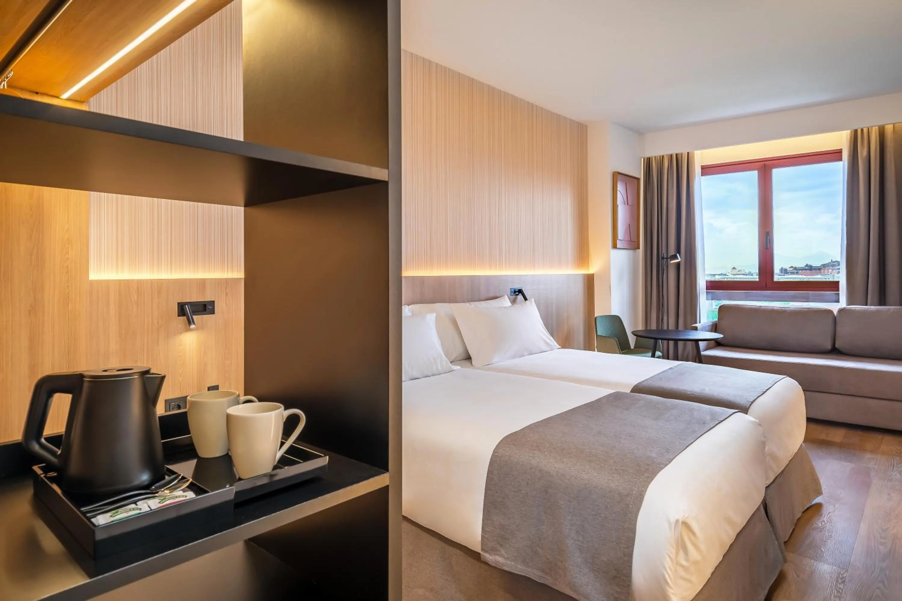 Photo of the whole room, Bed in Occidental Pamplona