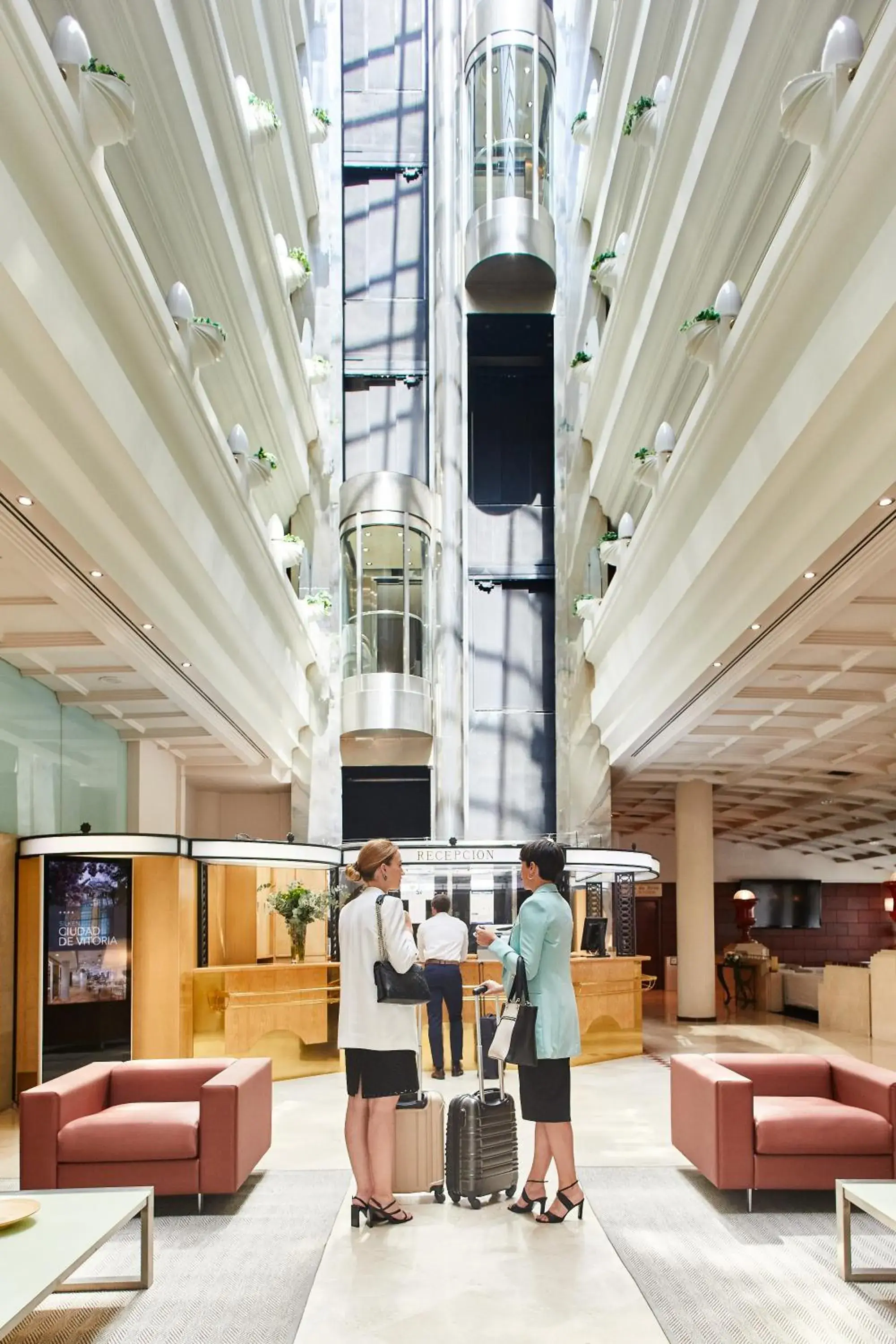 Lobby or reception in Silken Ciudad de Vitoria Lobby or reception in Silken Ciudad de Vitoria