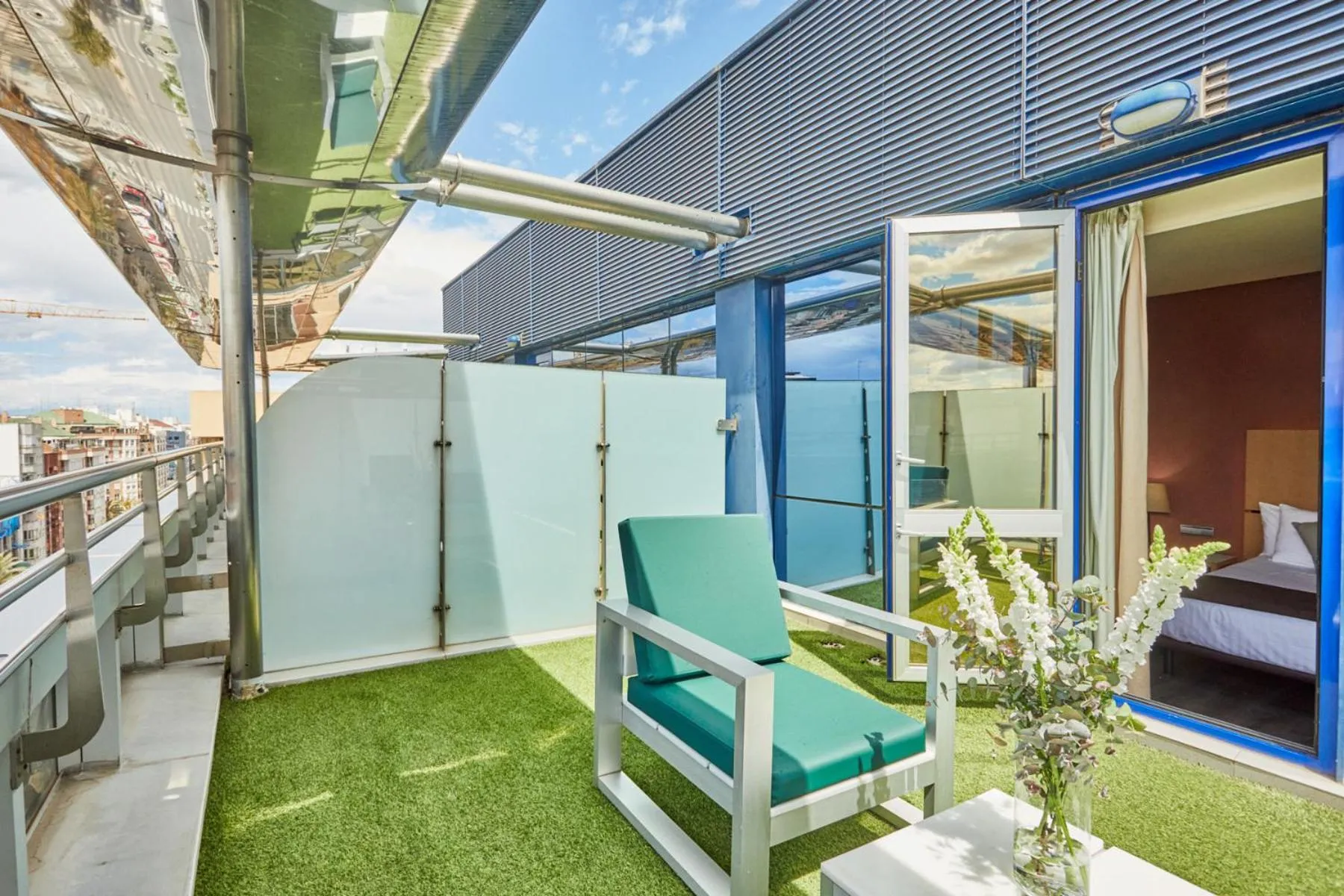 Balcony/Terrace in Silken Puerta Valencia