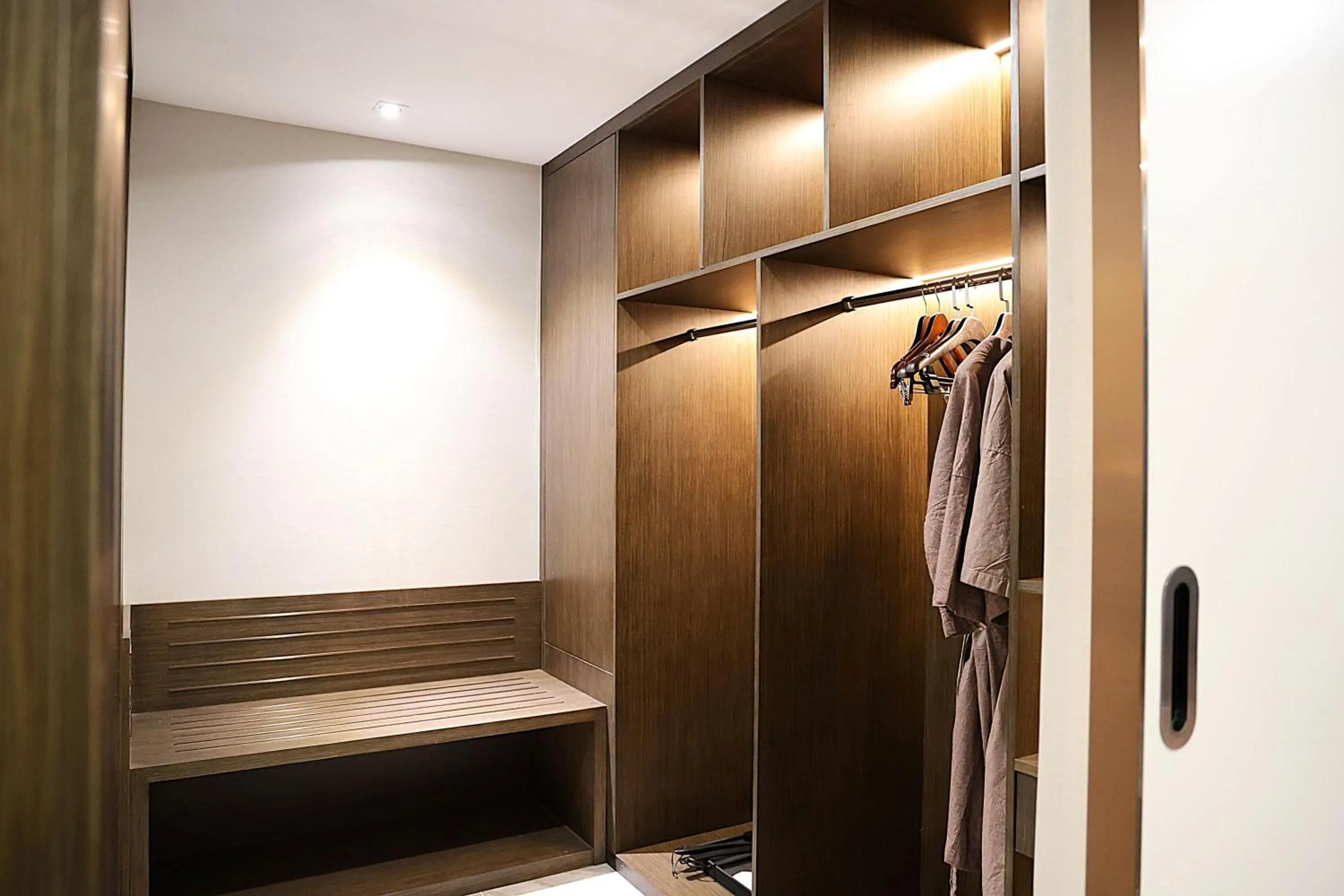 wardrobe in Castle Bayview Resort & Spa