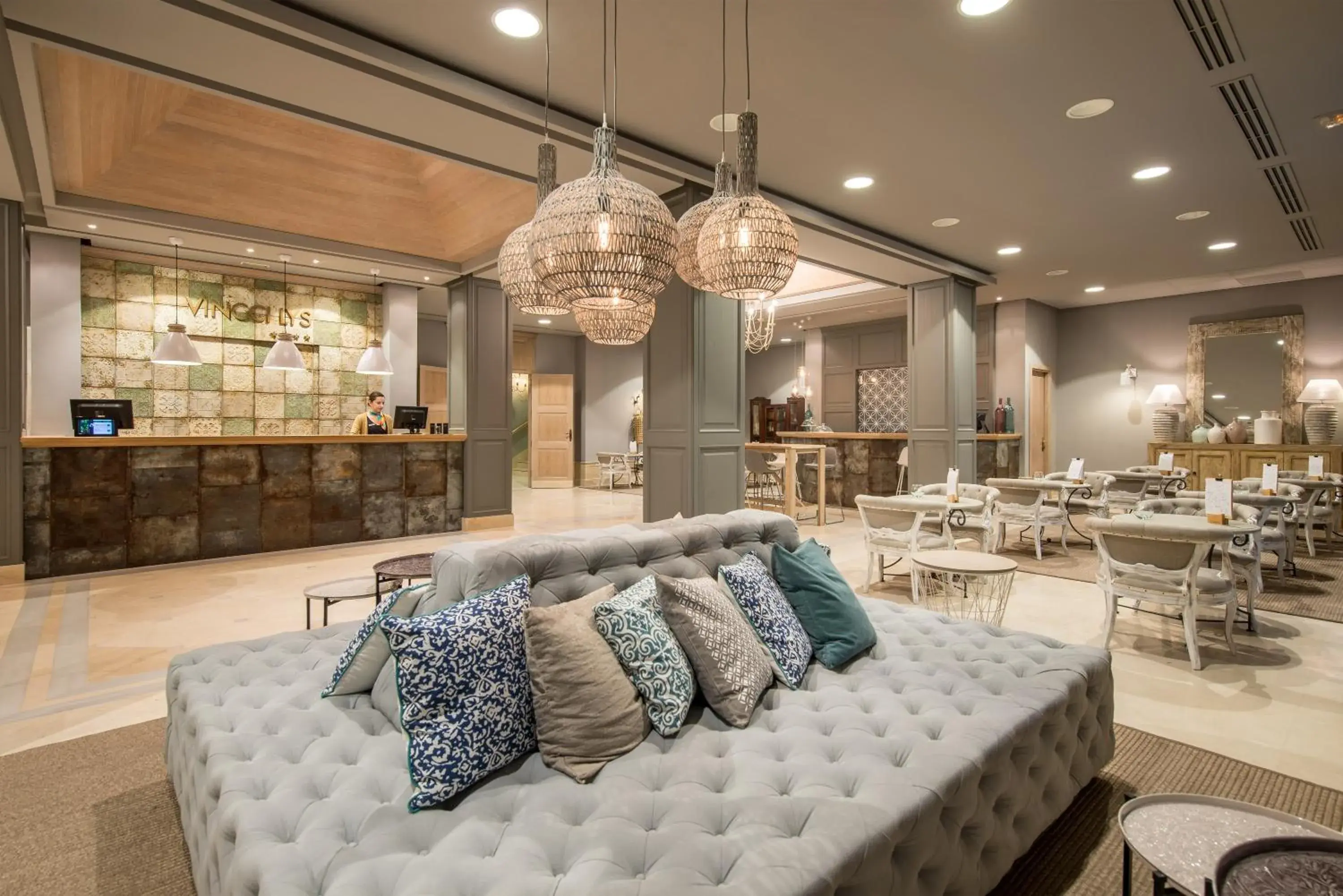 Lobby or reception in Vincci Lys Lobby or reception in Vincci Lys