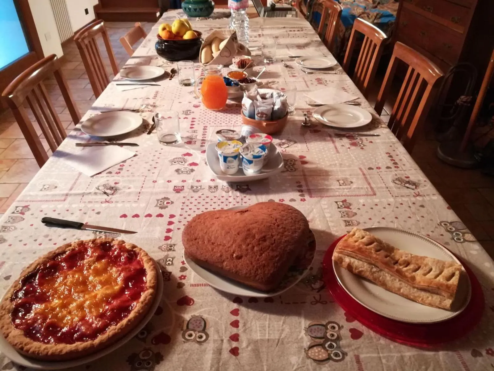 Italian breakfast in Bed & Breakfast Gemma