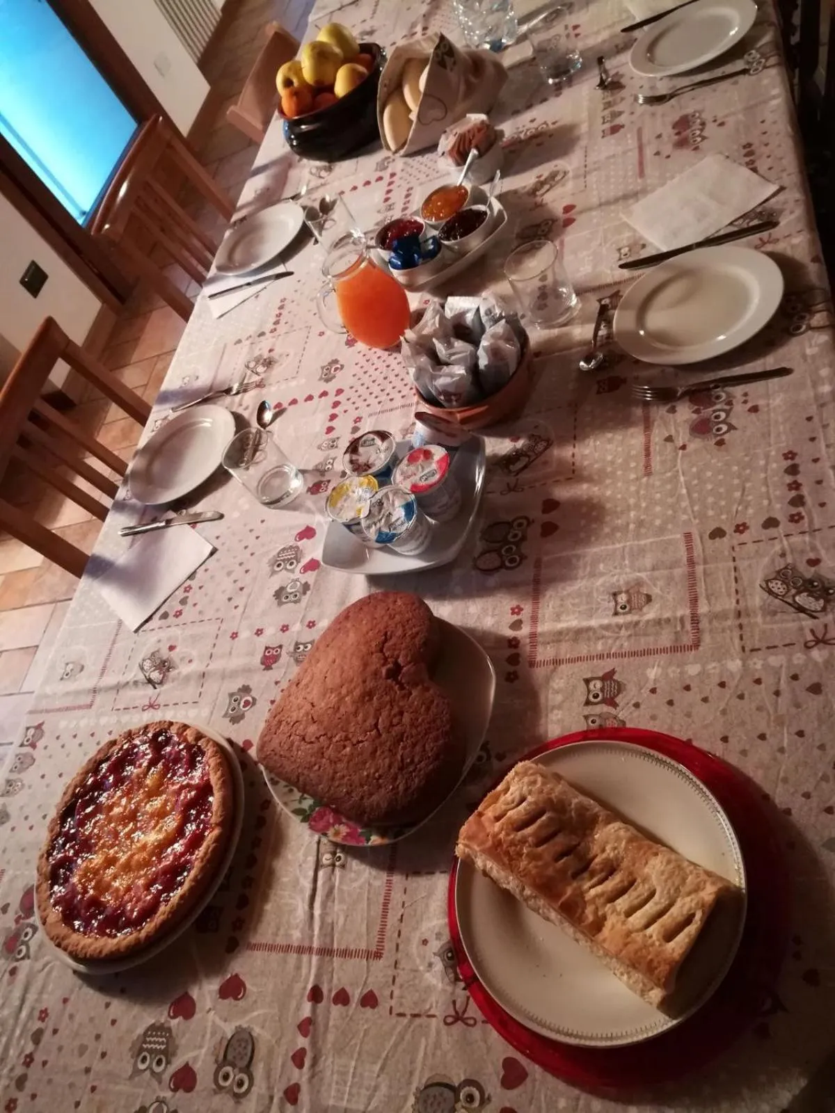 Italian breakfast in Bed & Breakfast Gemma