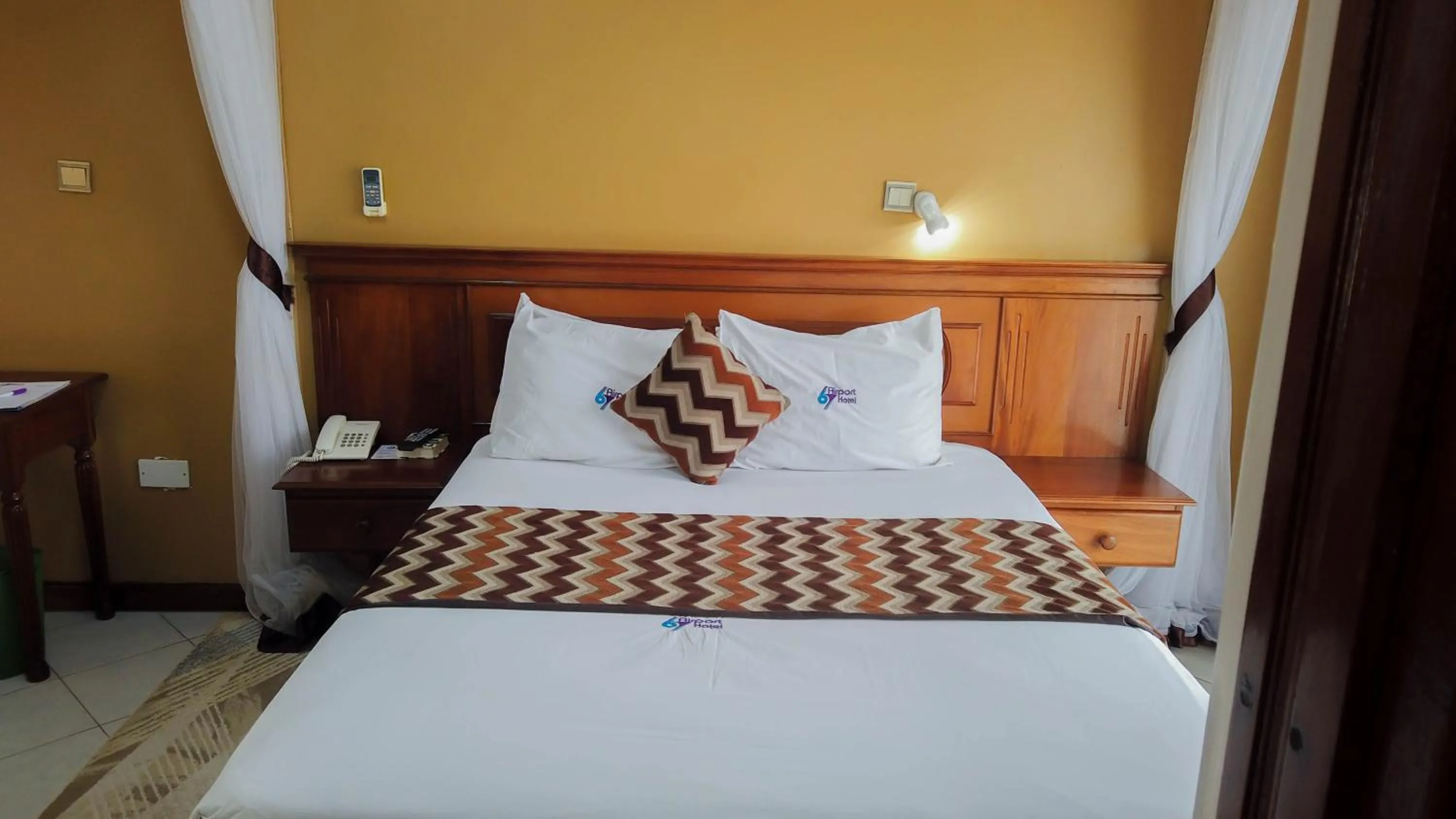 Bed in 67 Airport Hotel Nairobi