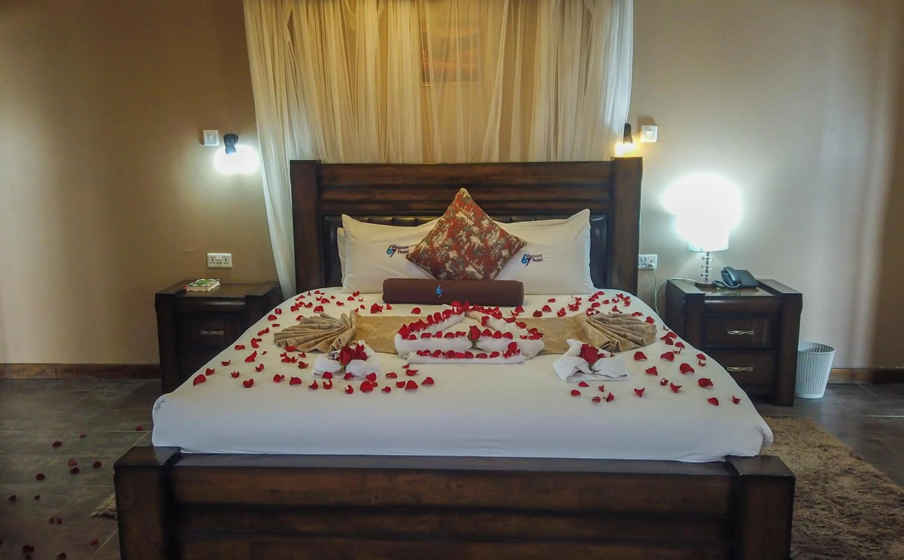 Bed in 67 Airport Hotel Nairobi