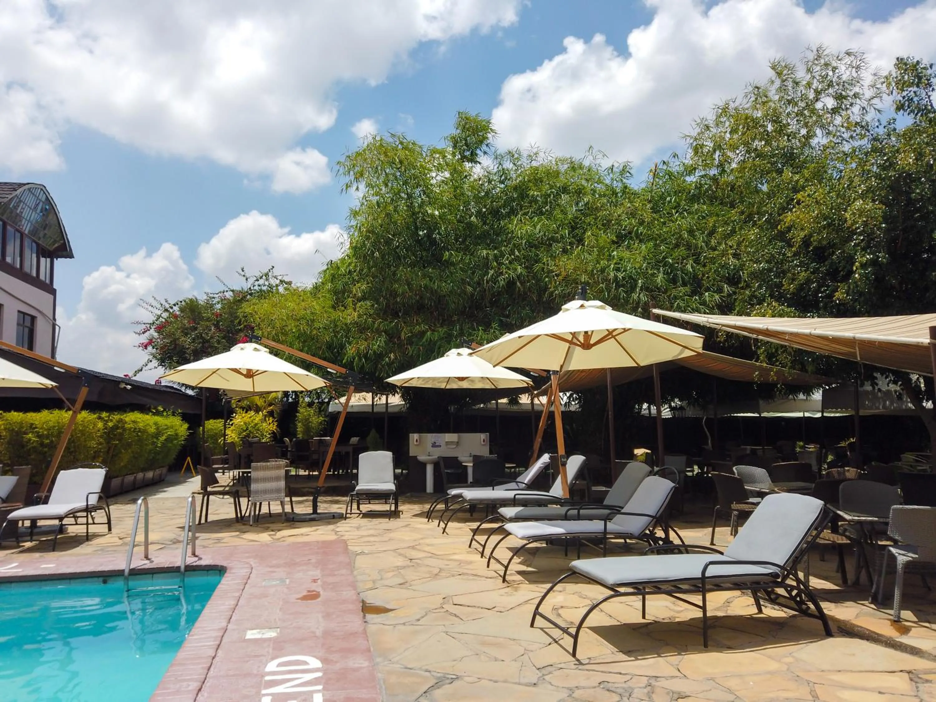 Garden view in 67 Airport Hotel Nairobi