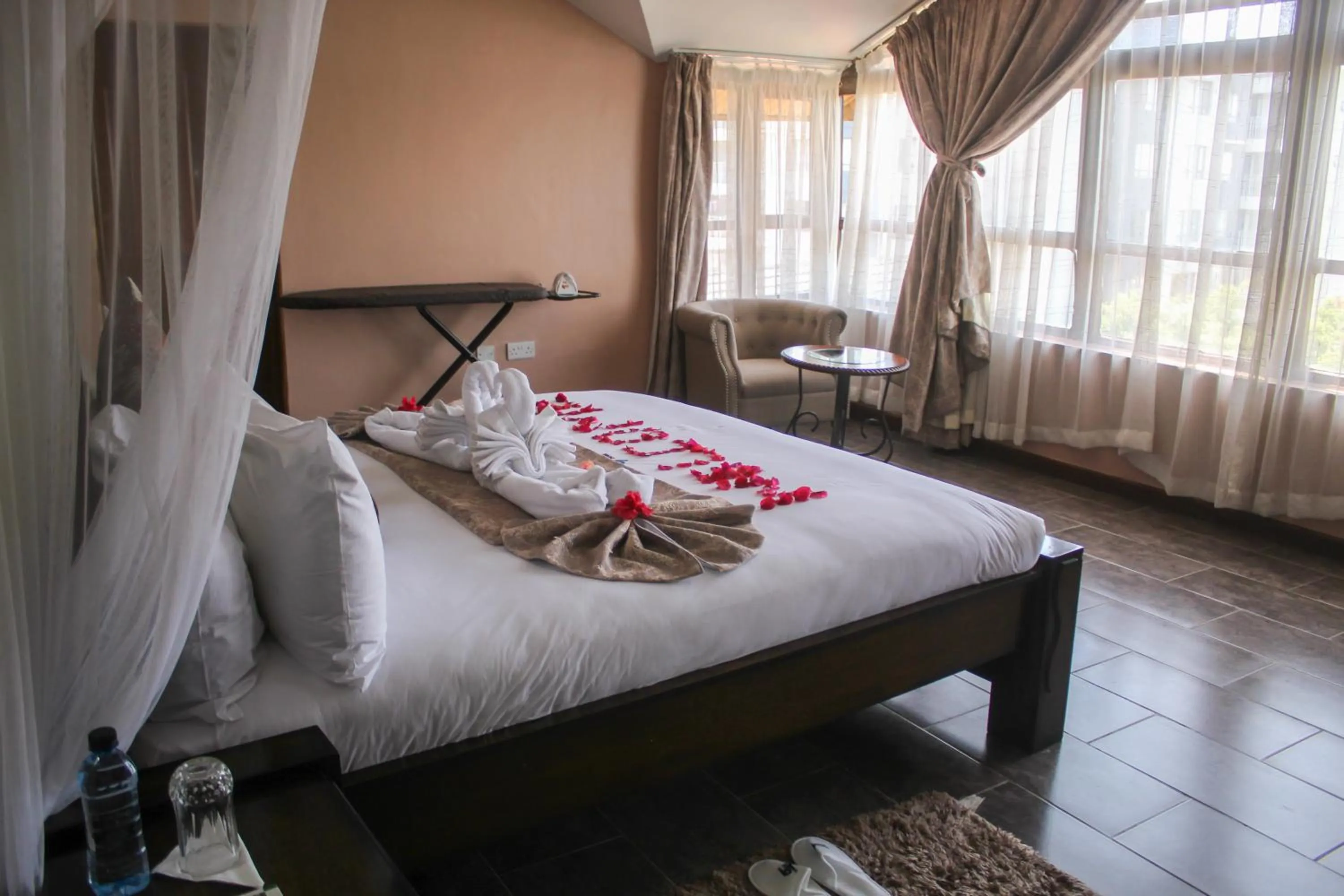 Bed in 67 Airport Hotel Nairobi