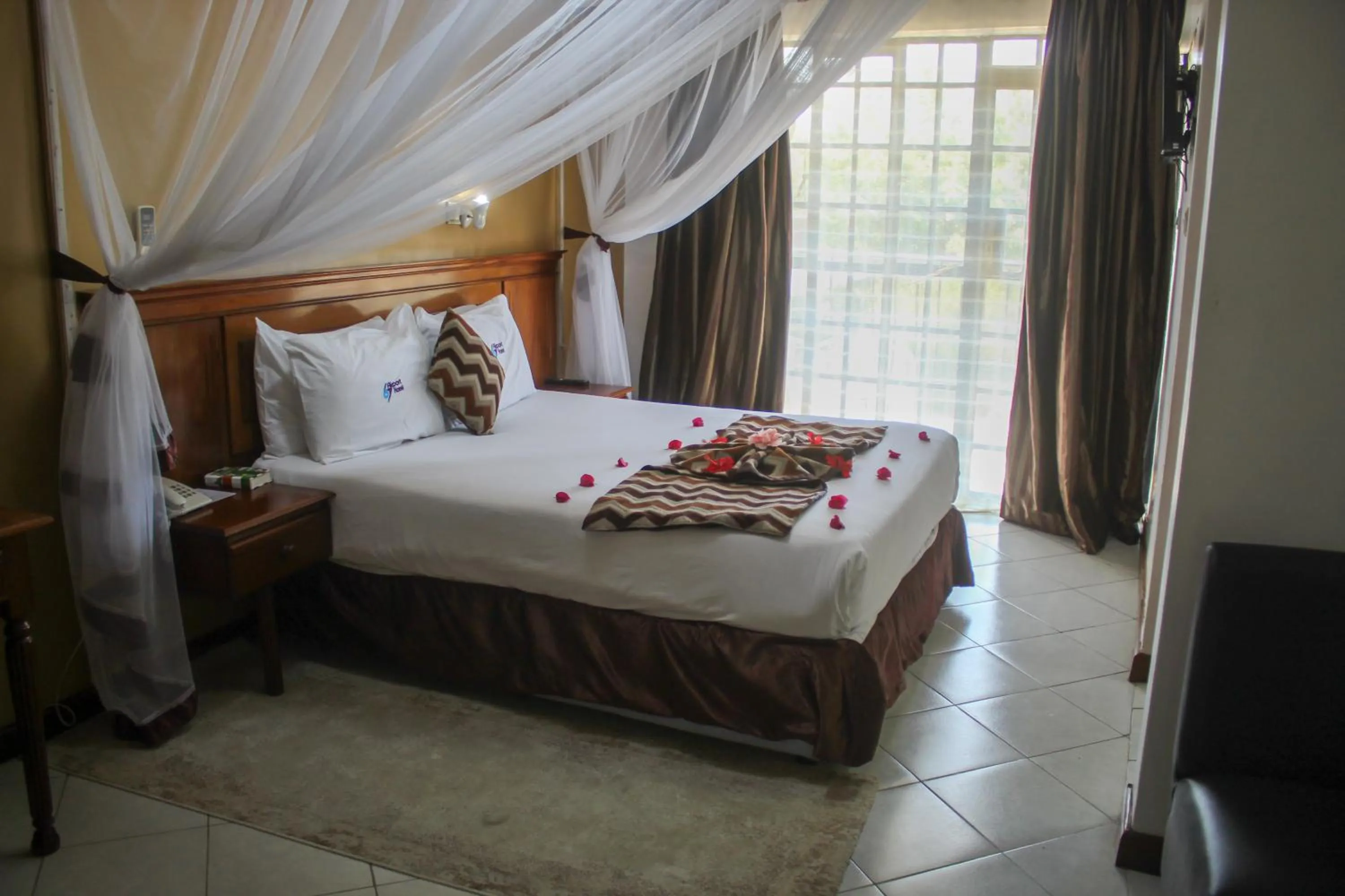Bed in 67 Airport Hotel Nairobi