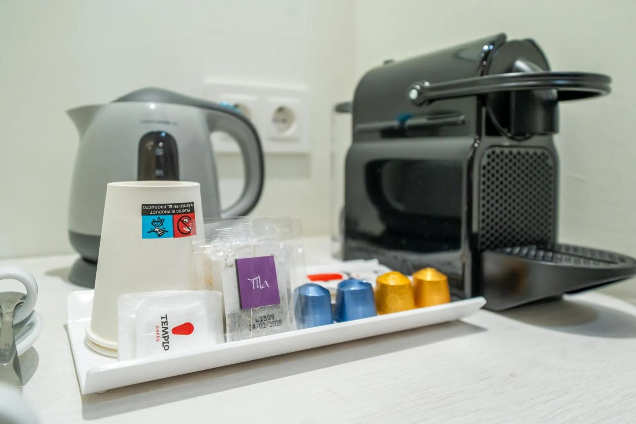 Coffee/tea facilities in Hotel Concordia Barcelona