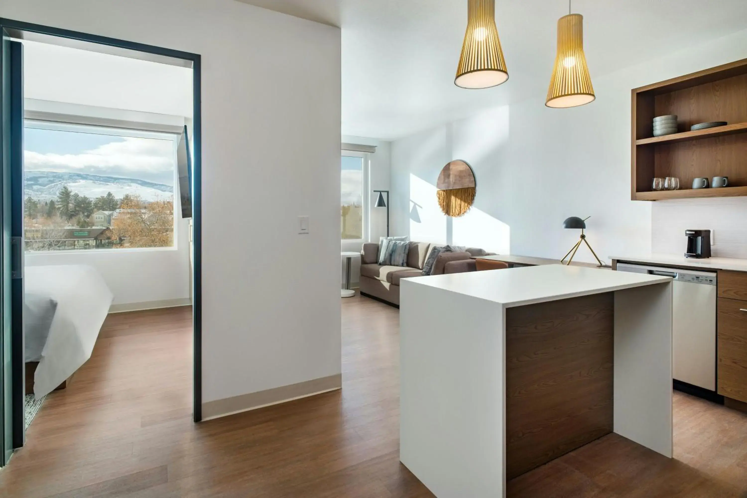 One-Bedroom Executive King Suite with Sofa Bed and City View in Element Reno Experience District One-Bedroom Executive King Suite with Sofa Bed and City View in Element Reno Experience District