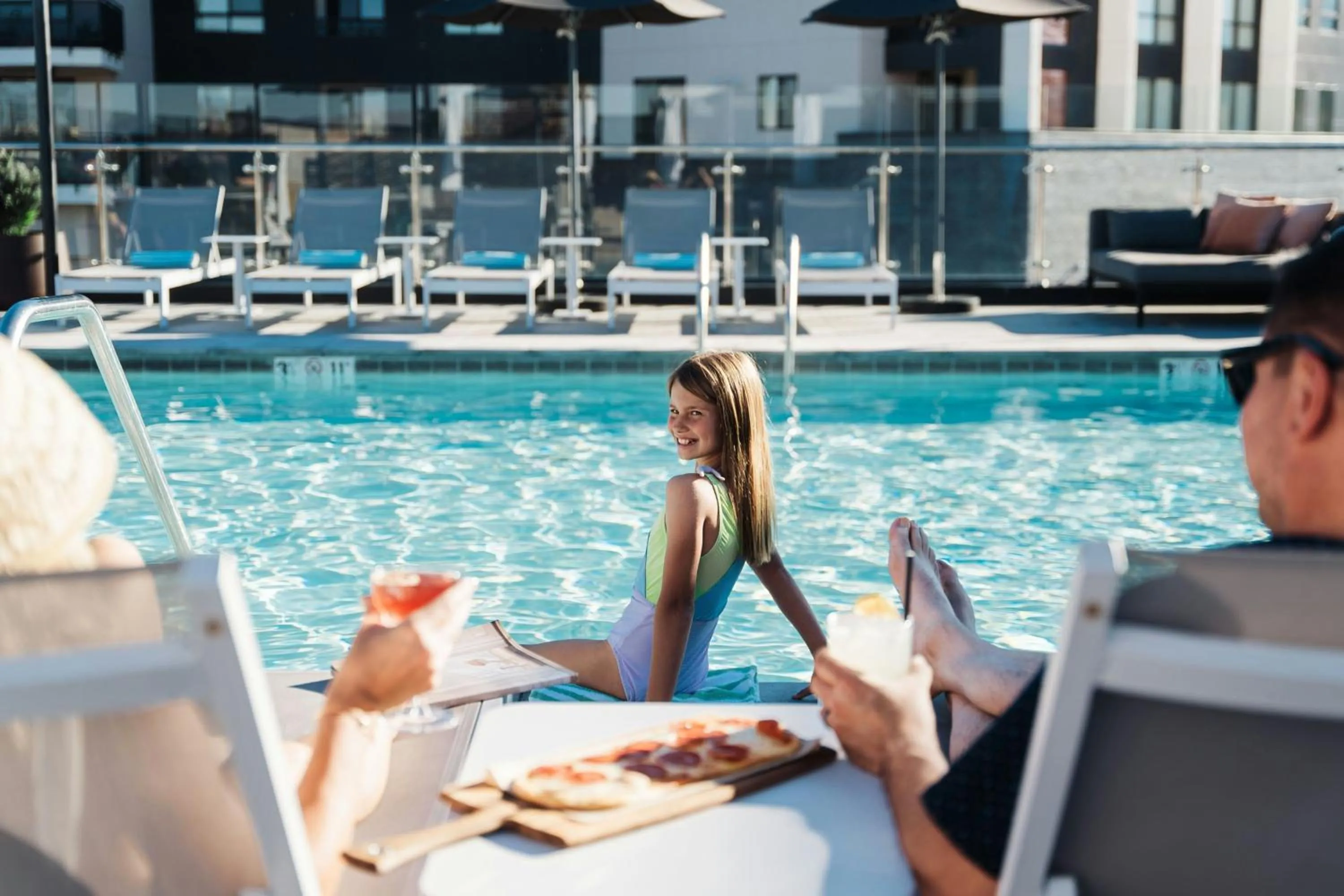 Swimming pool in Element Reno Experience District