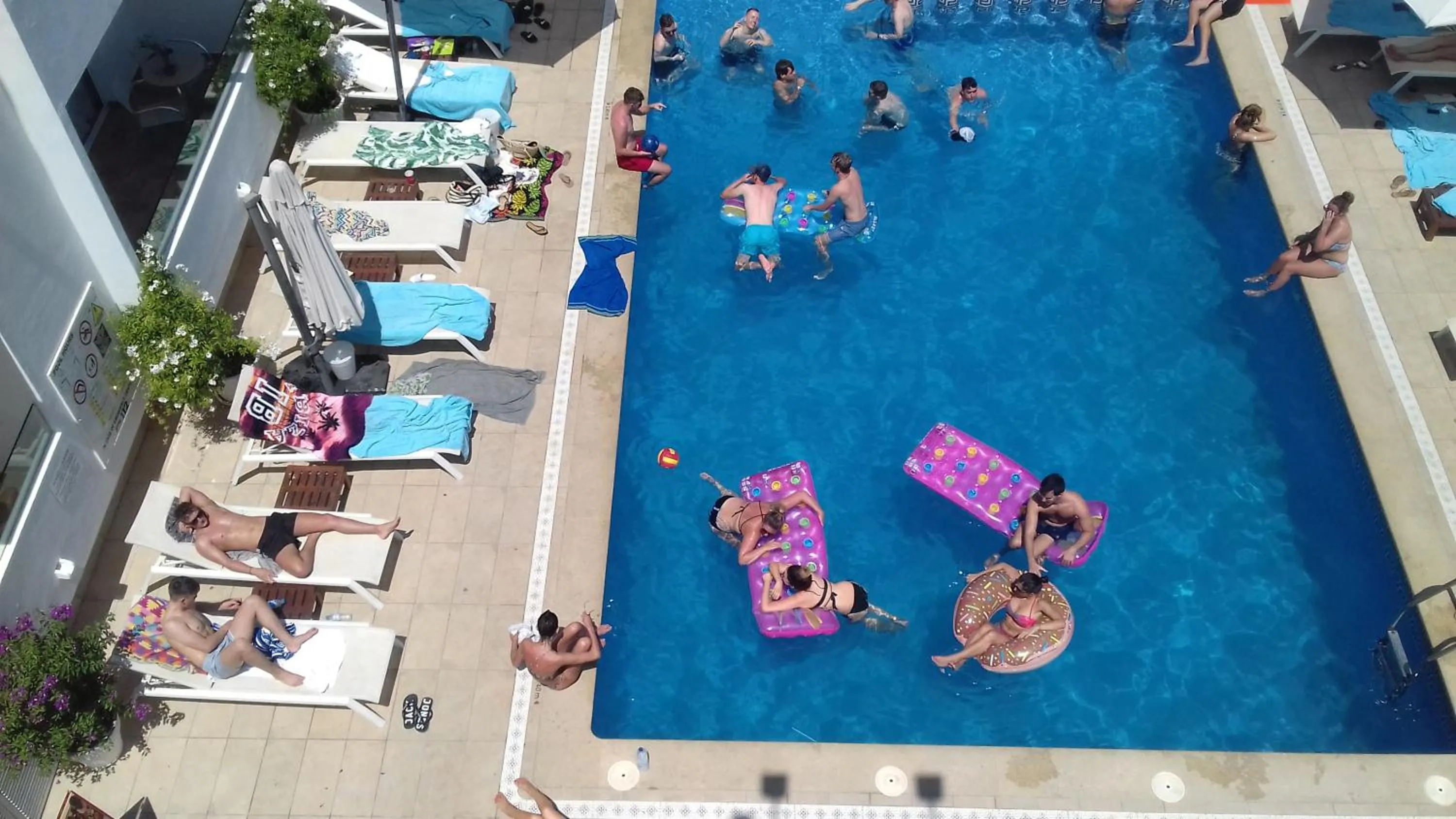 Swimming pool in Aparthotel Fleming 50 - Adults Only