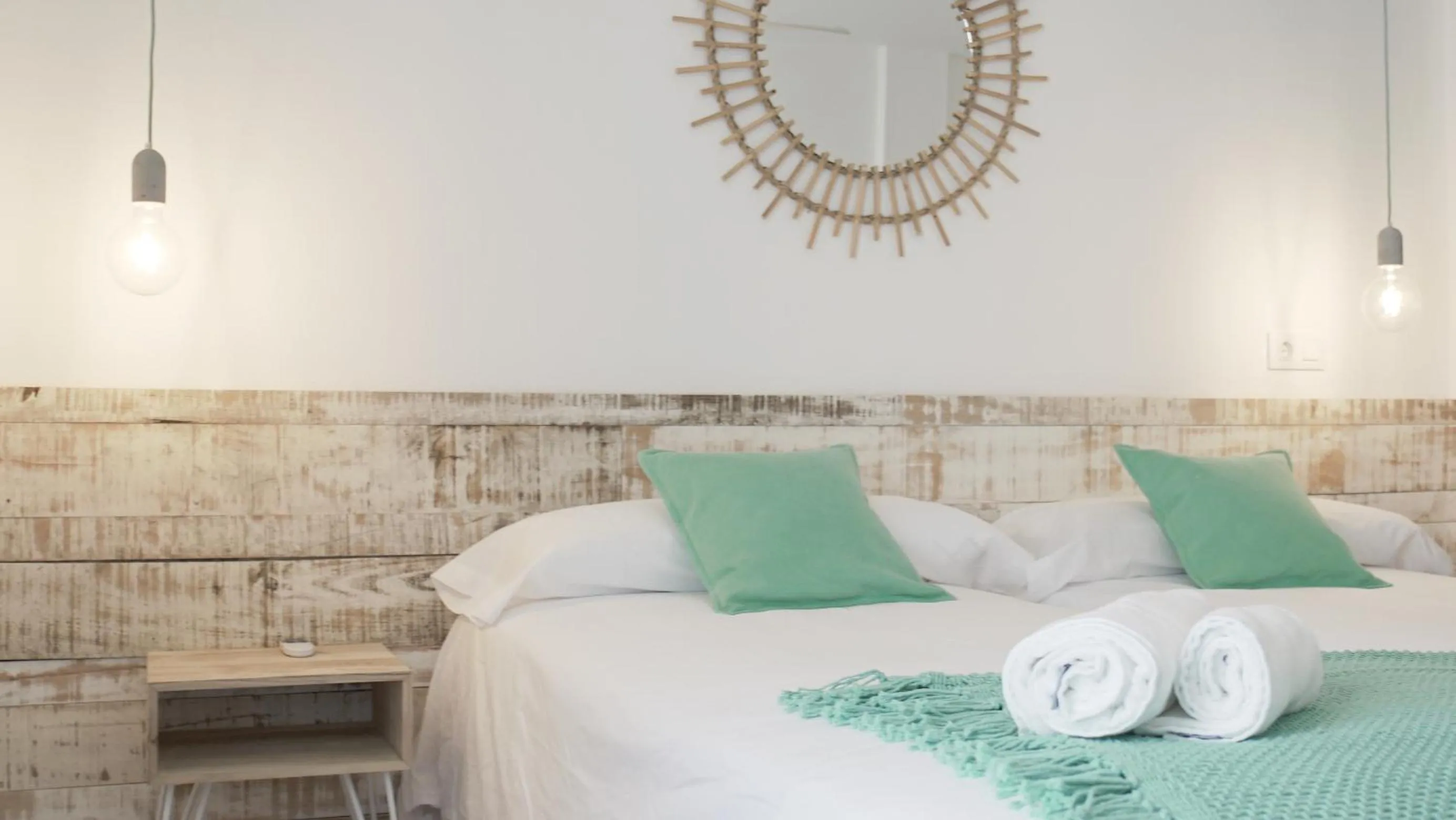 Bedroom, Bed in Aparthotel Fleming 50 - Adults Only