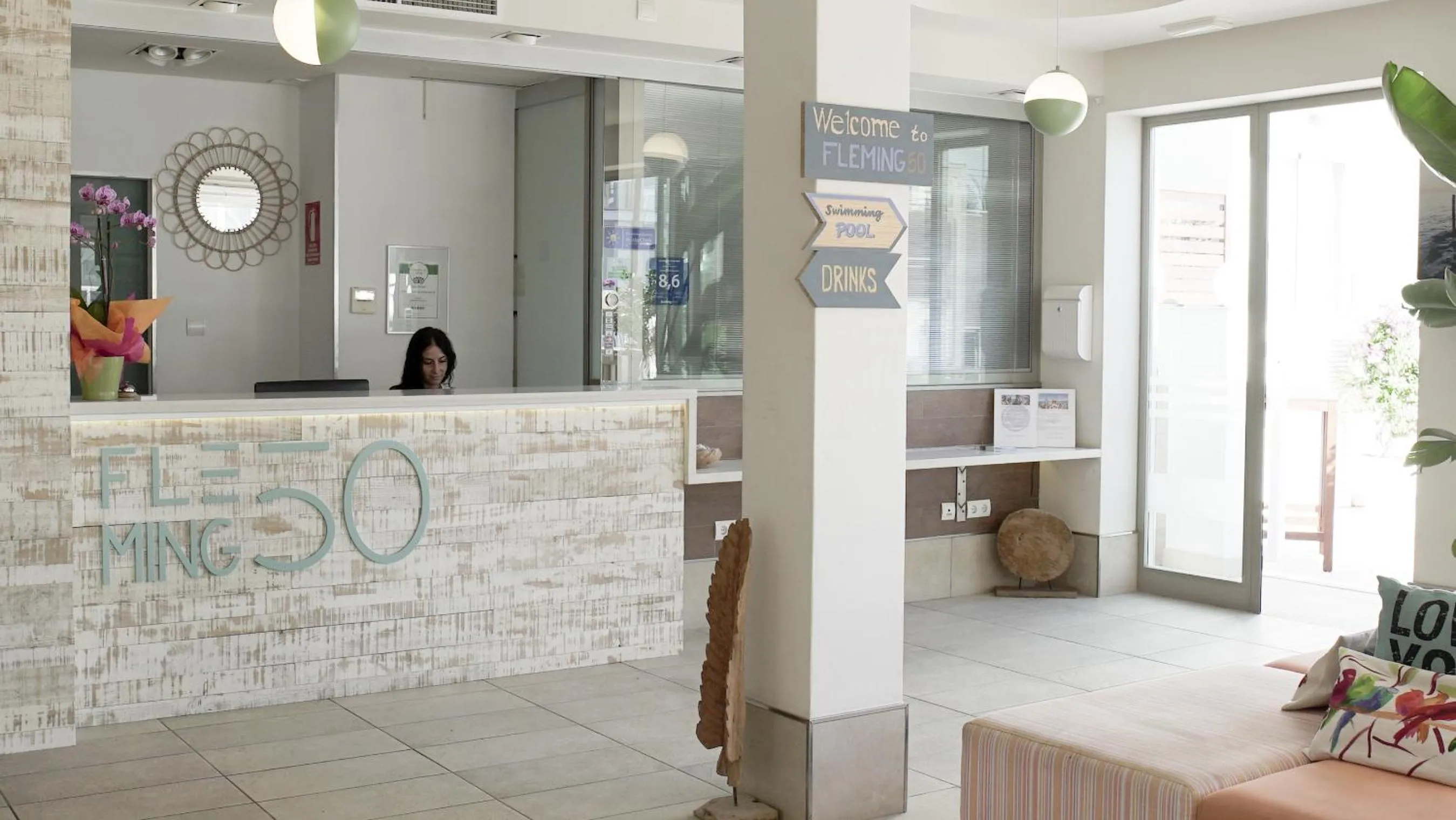 Lobby or reception in Aparthotel Fleming 50 - Adults Only