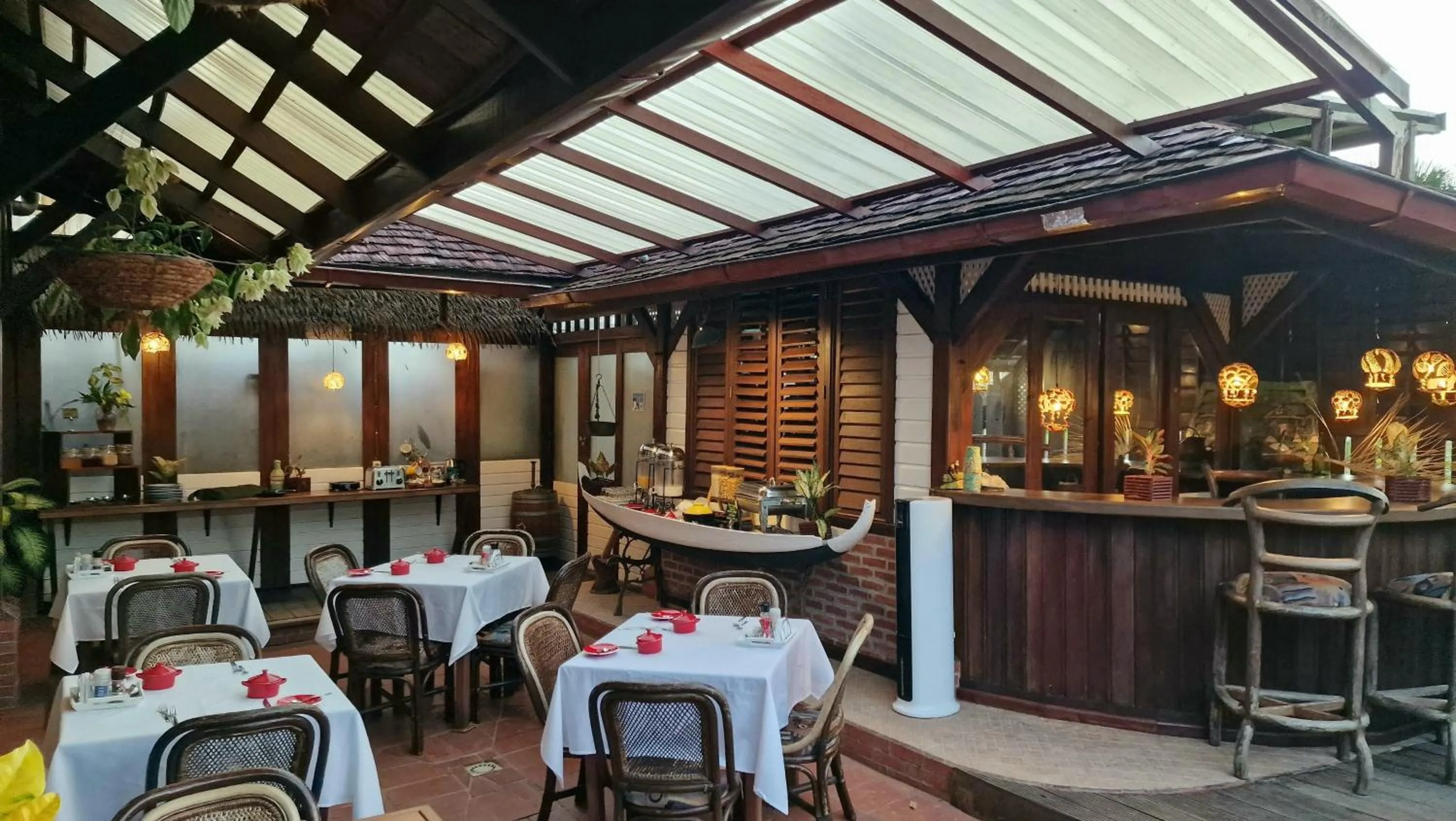 Buffet breakfast in Greenheart Boutique Hotel