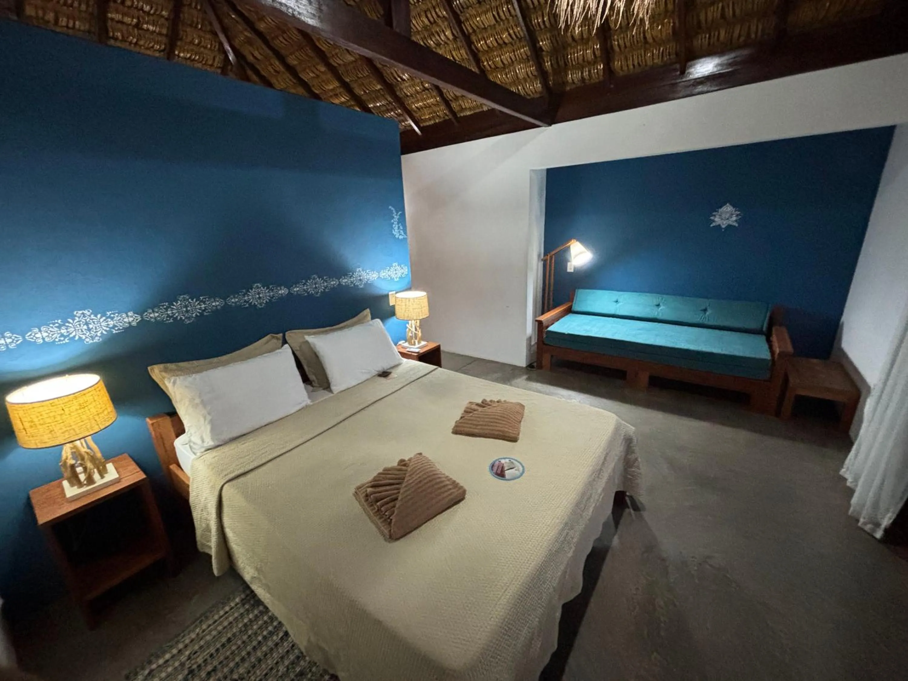 Bed in Pousada Lanea Experience