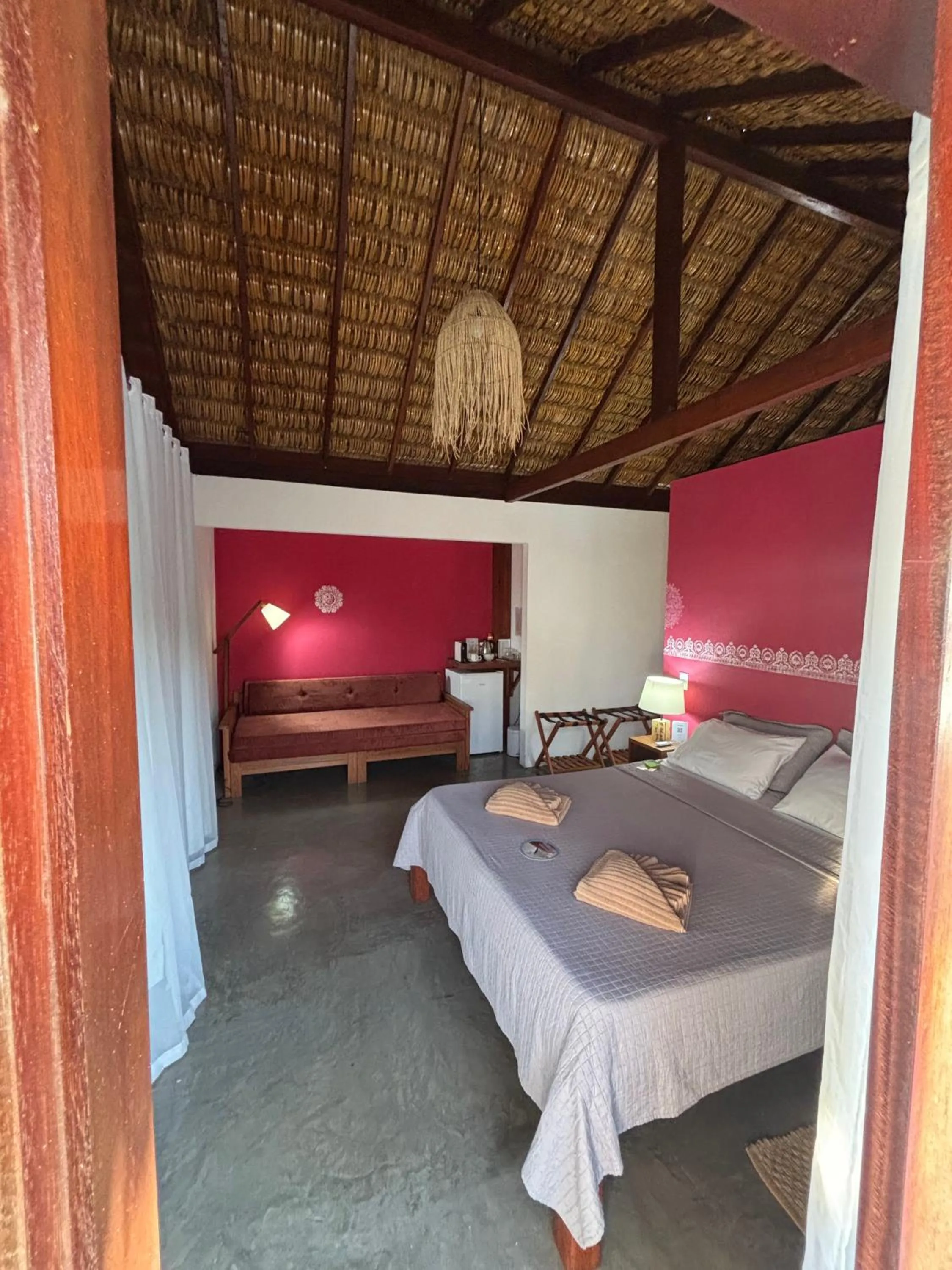 Bed in Pousada Lanea Experience