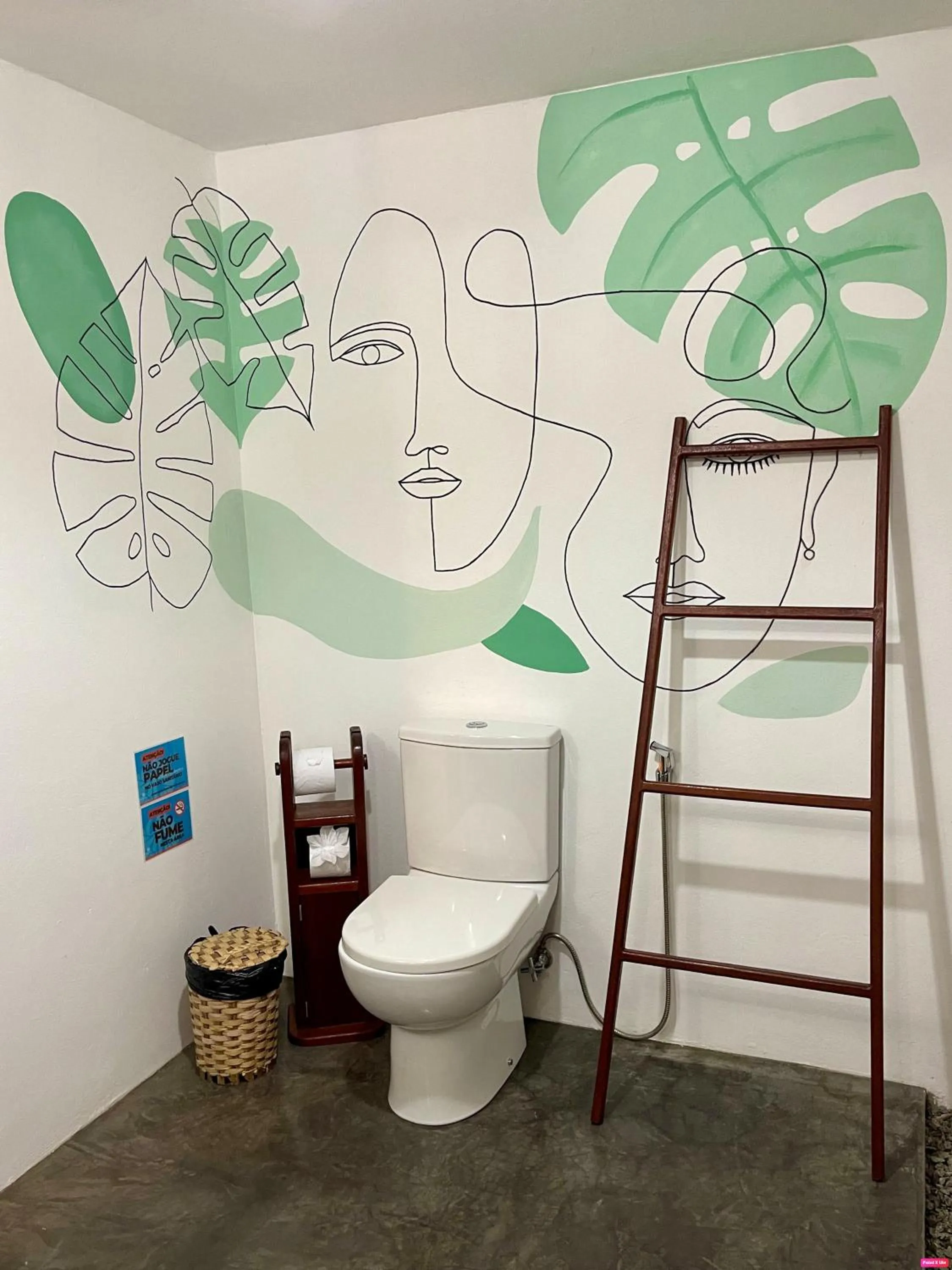 Toilet in Pousada Lanea Experience