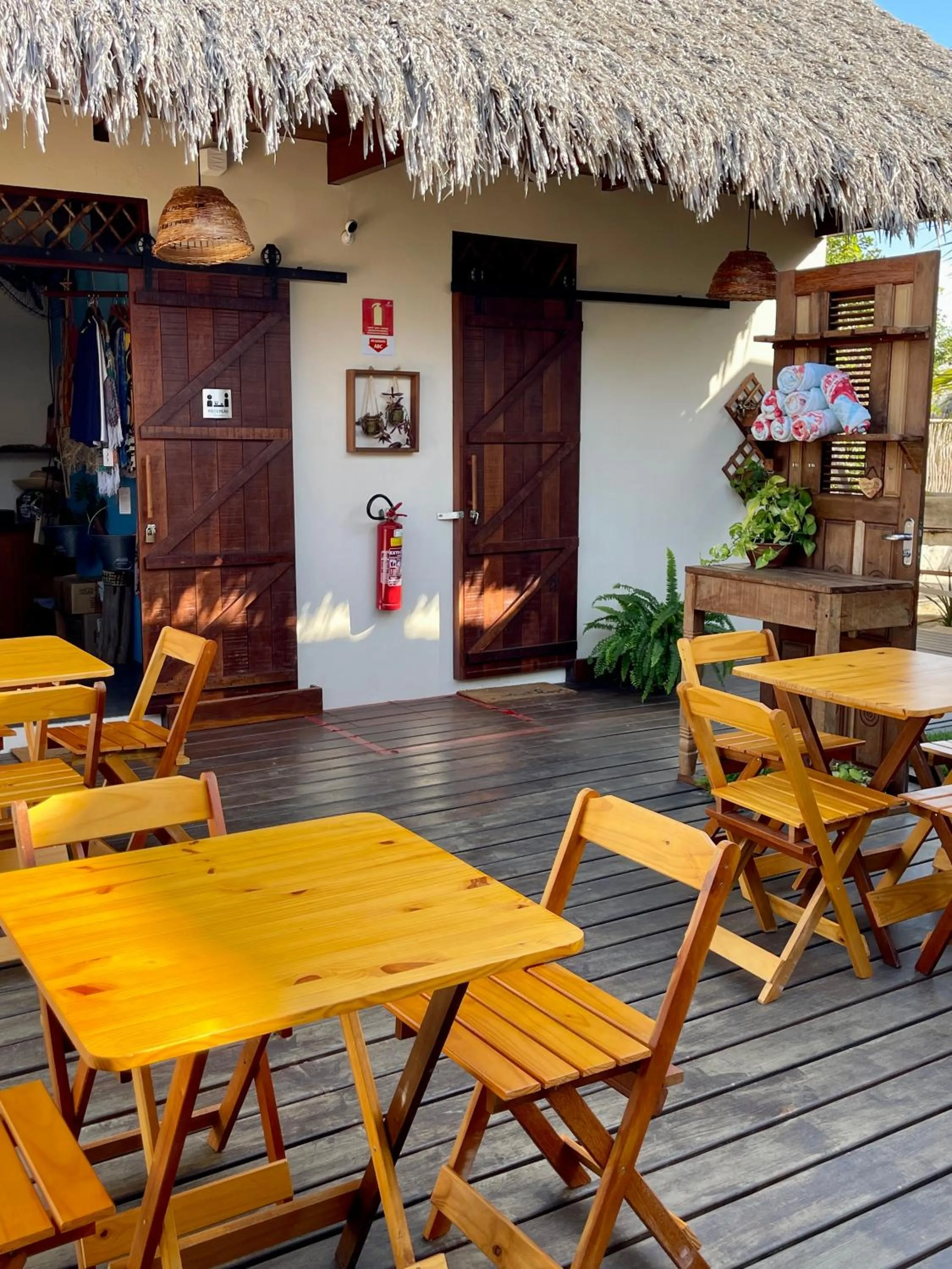 Patio in Pousada Lanea Experience