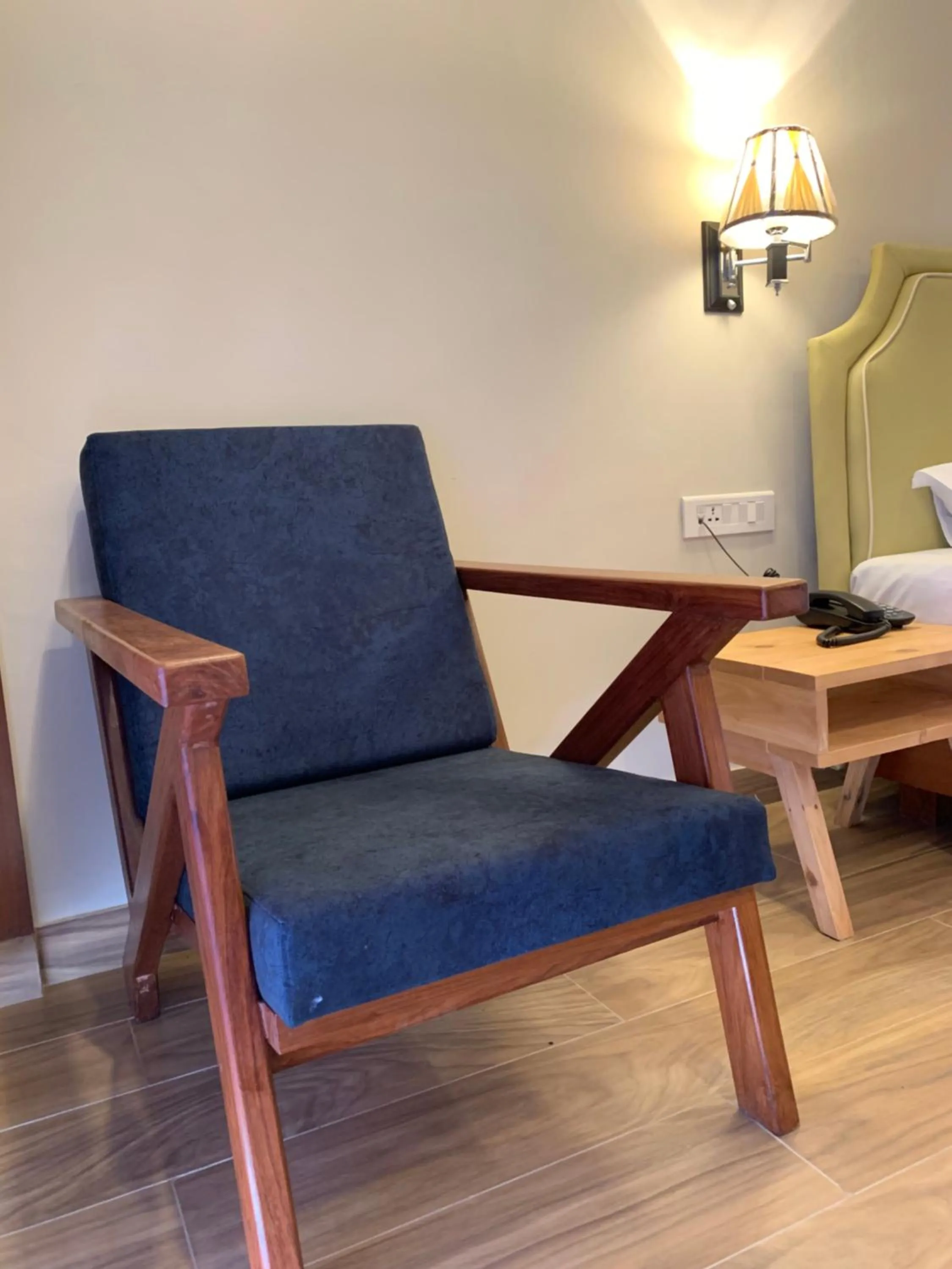 Seating area in Hotel Fewa Trip