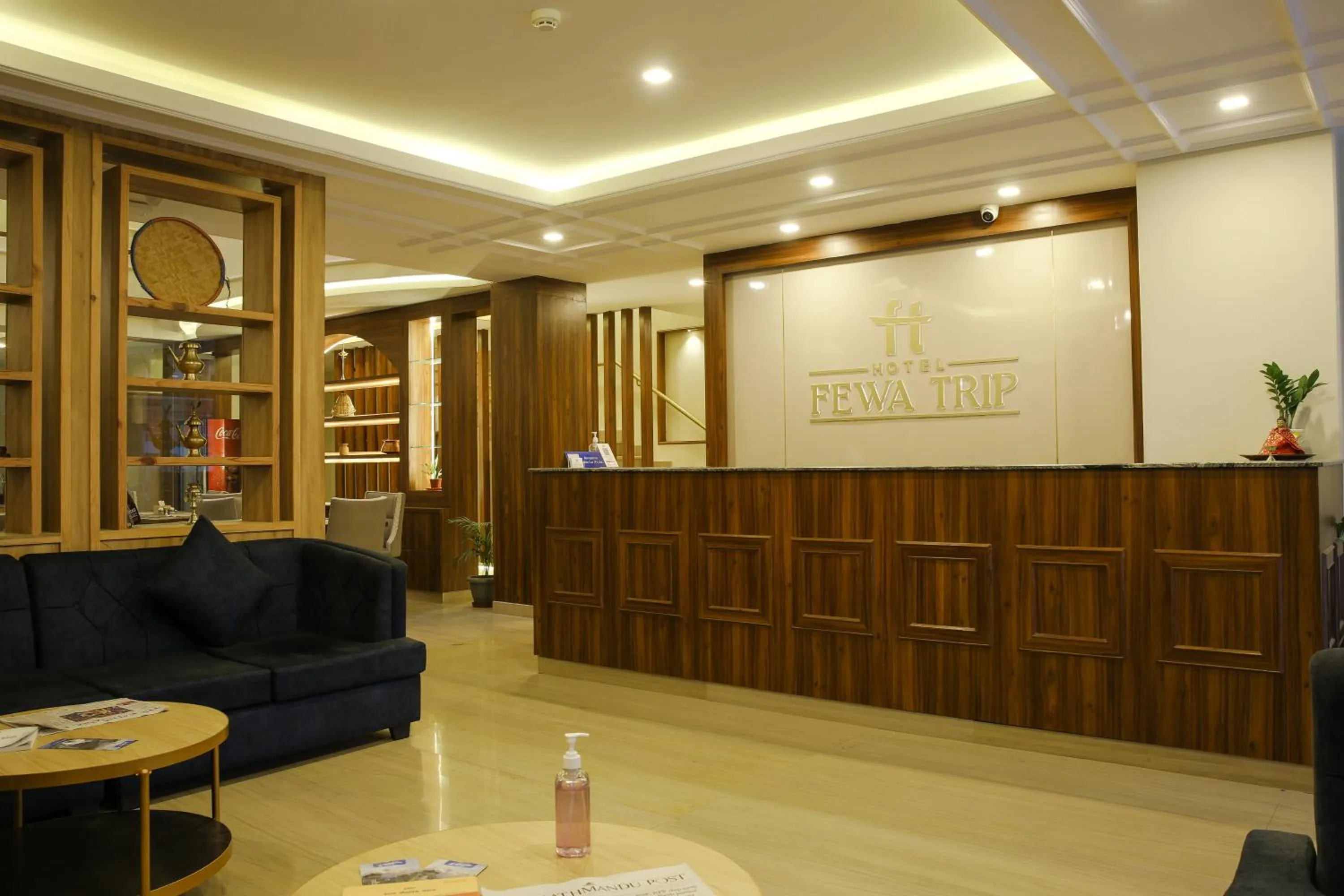 Lobby or reception in Hotel Fewa Trip