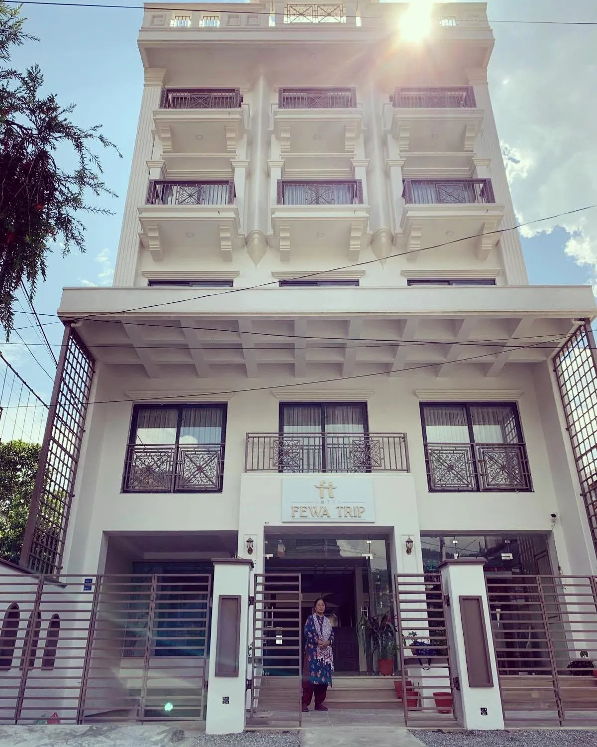 Property building in Hotel Fewa Trip